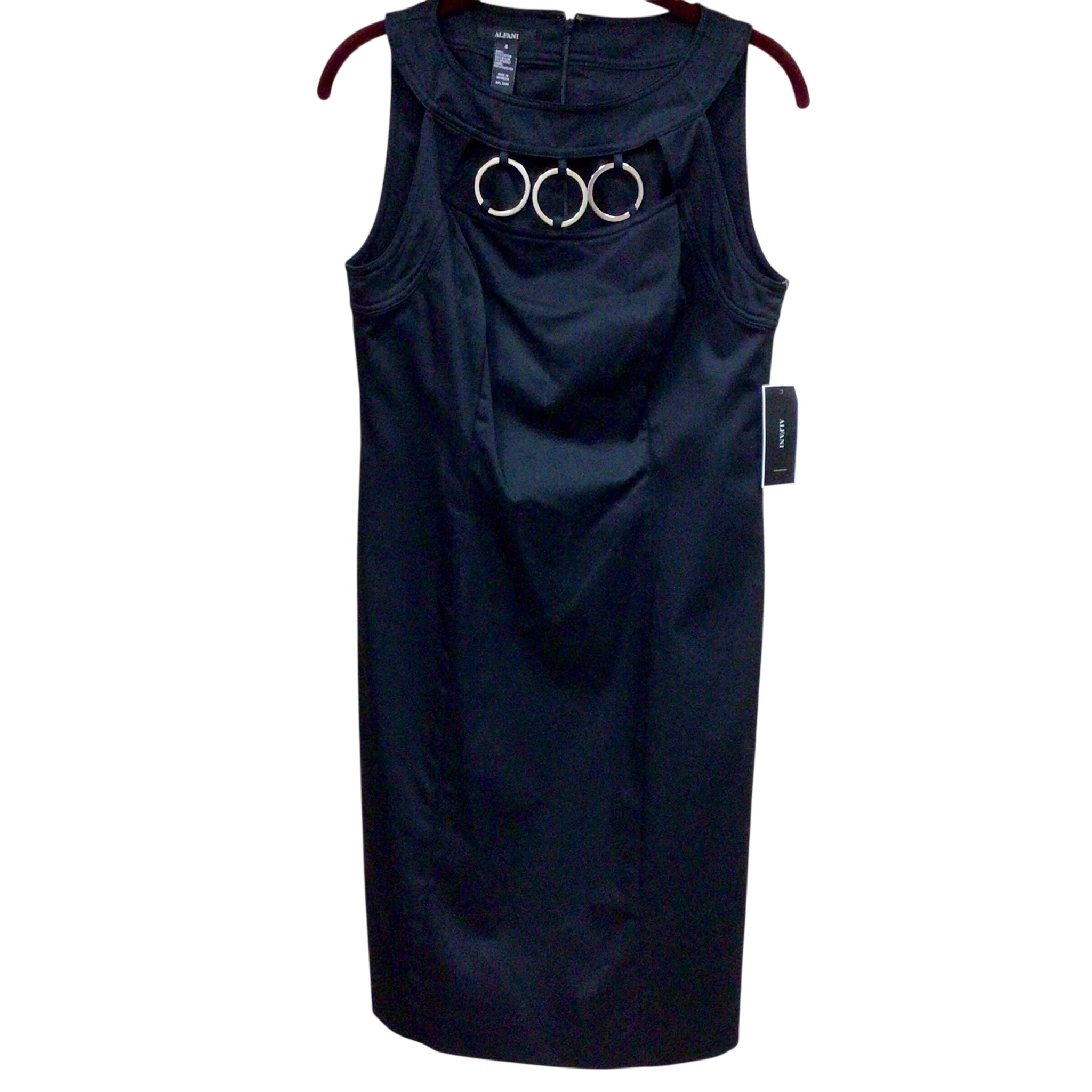 Alfani Black Sleeveless Dress Size 4 NWT