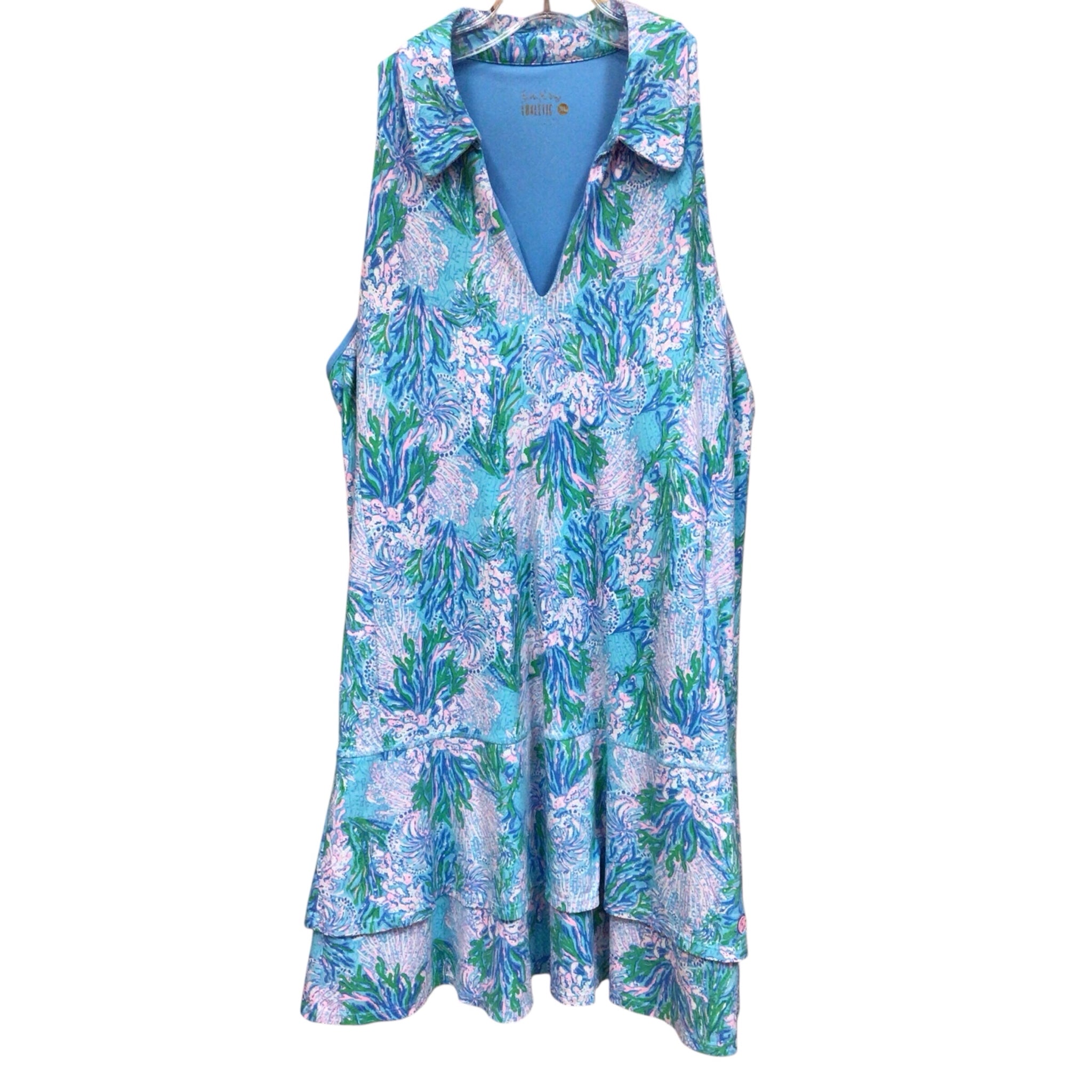 Lilly Pulitzer Luxletic "Dania" Dress UPF 50+ Size XL