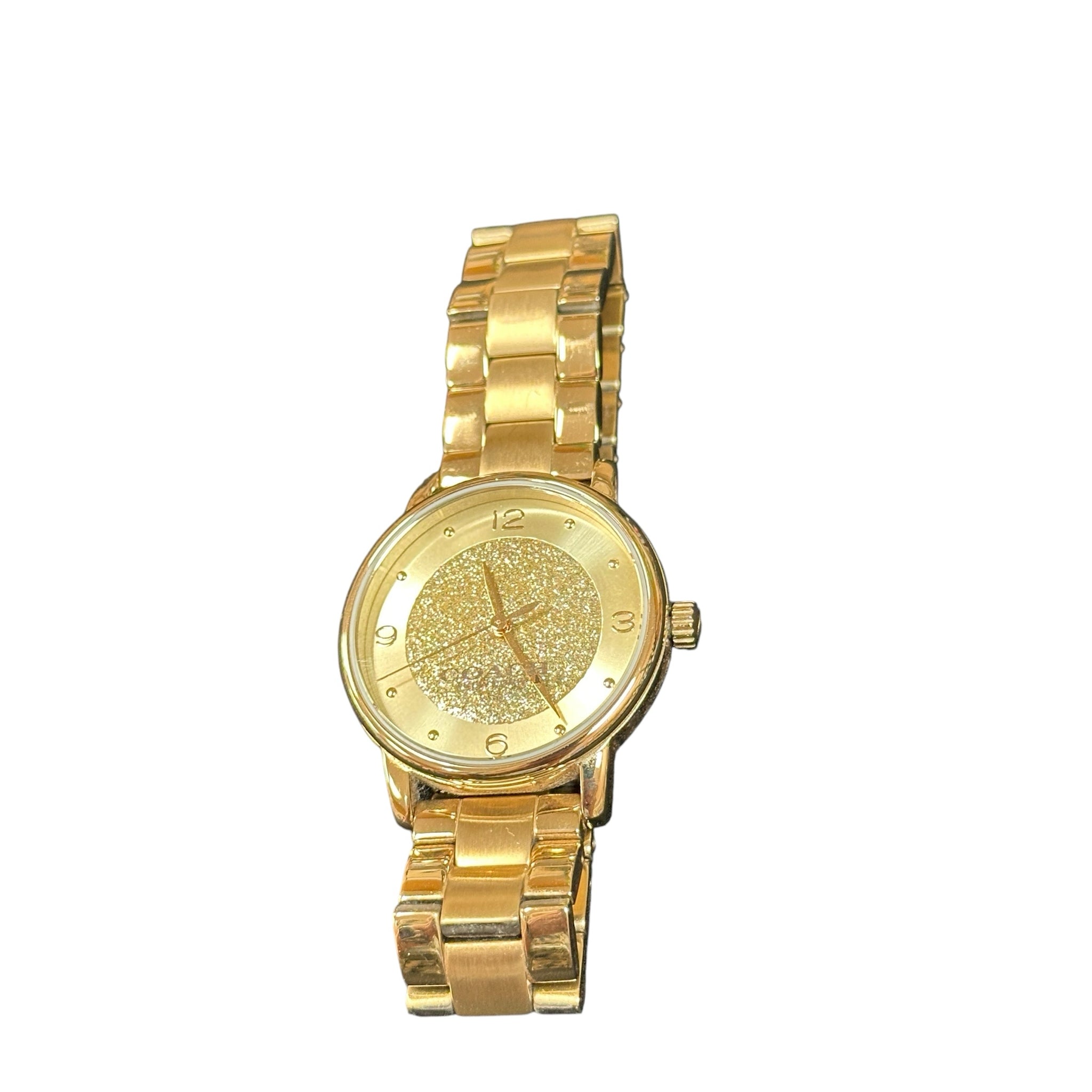 Coach Gold Toned Stainless Steel Watch
