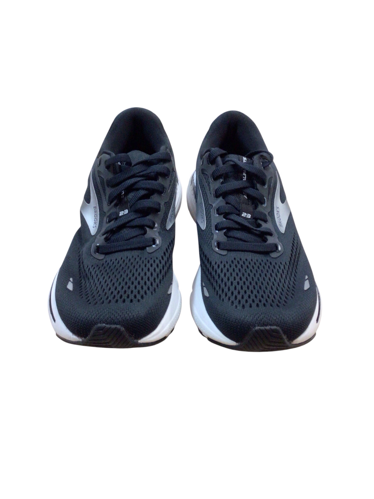 Brooks "Adrenaline" GTS 23 Black & White Running Shoes Size 7.5