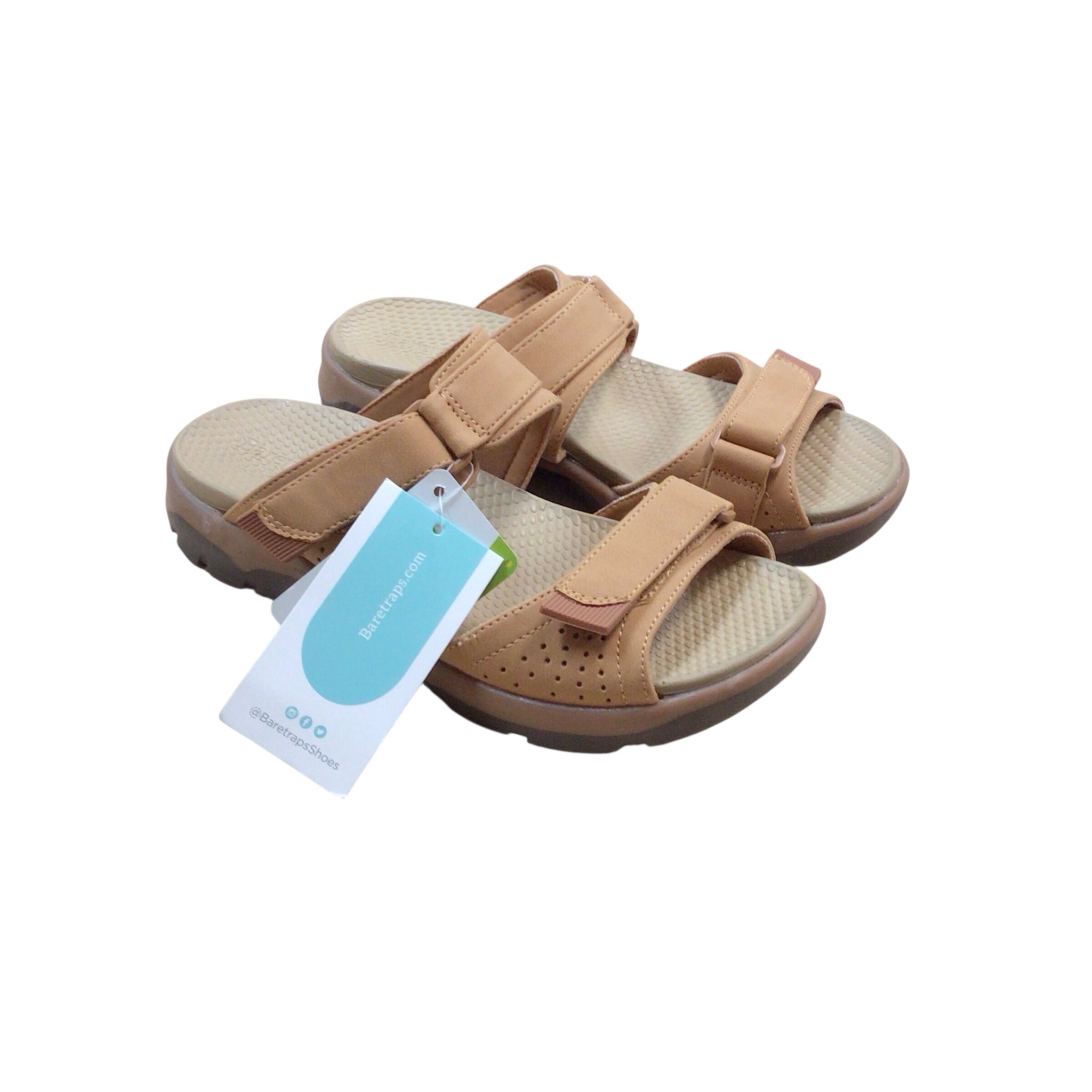 Baretraps Leella Light Brown Sandals Size 7 NWT