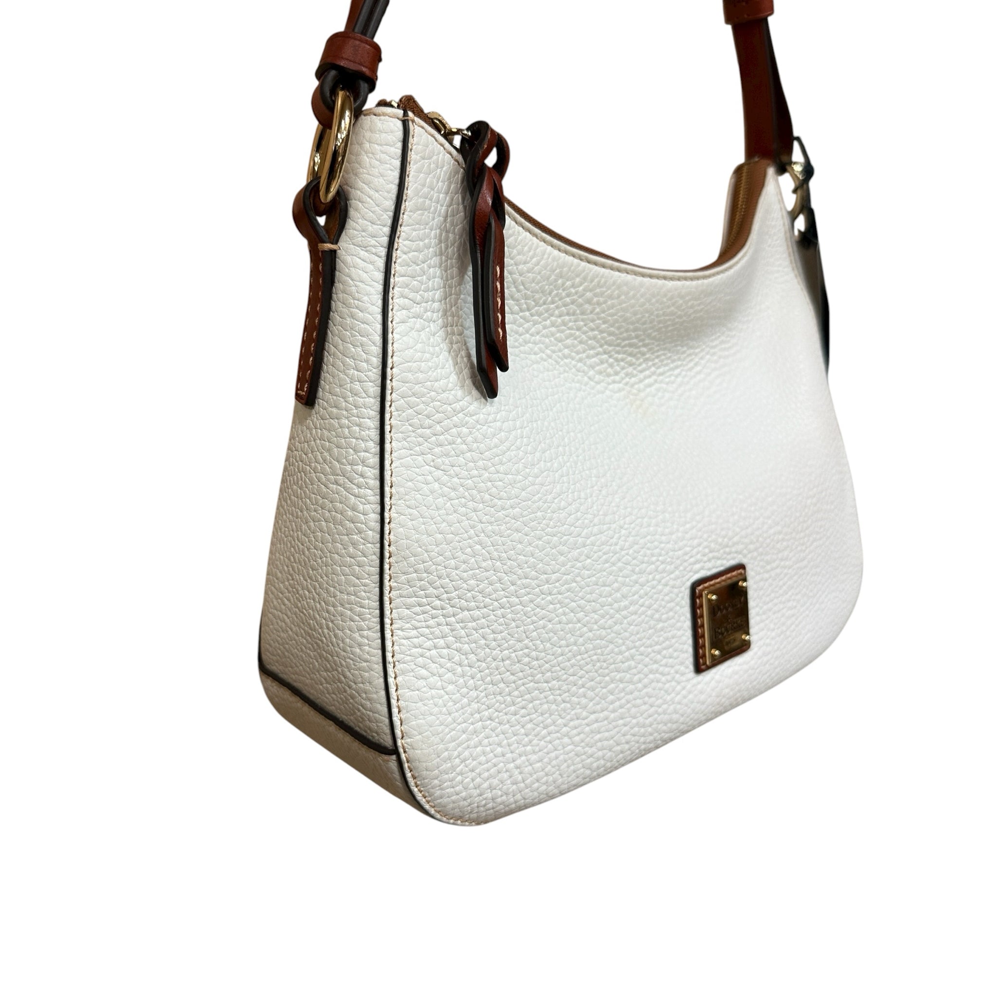 Dooney & Bourke Small Kiley White Hobo Bag