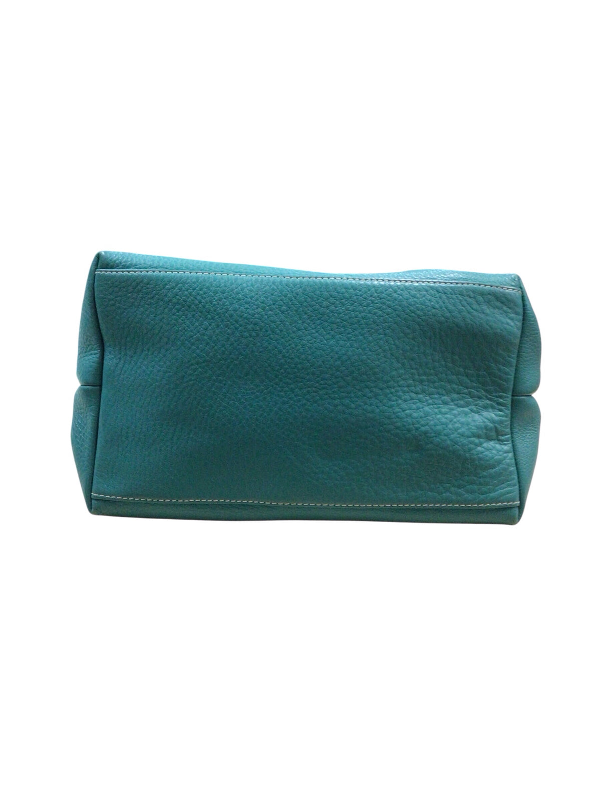 Dooney & Bourke "Dillen" Green Pebbled Leather Satchel Crossbody Bag