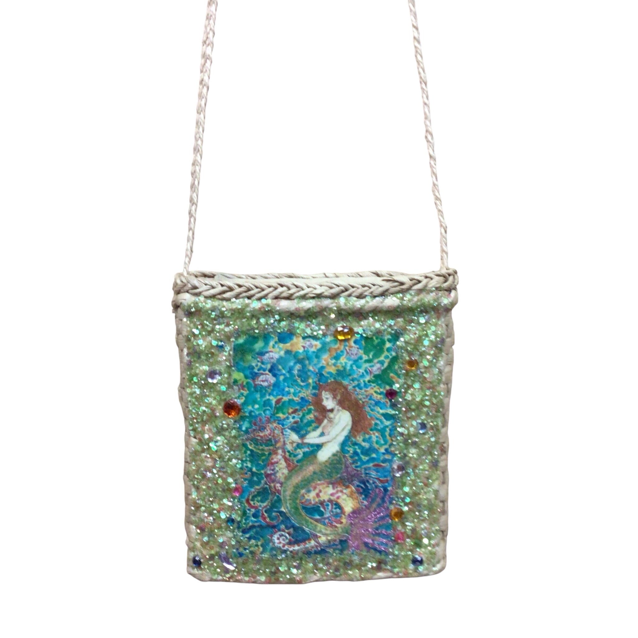Cappelli Straworld Mermaid Straw Crossbody Bag