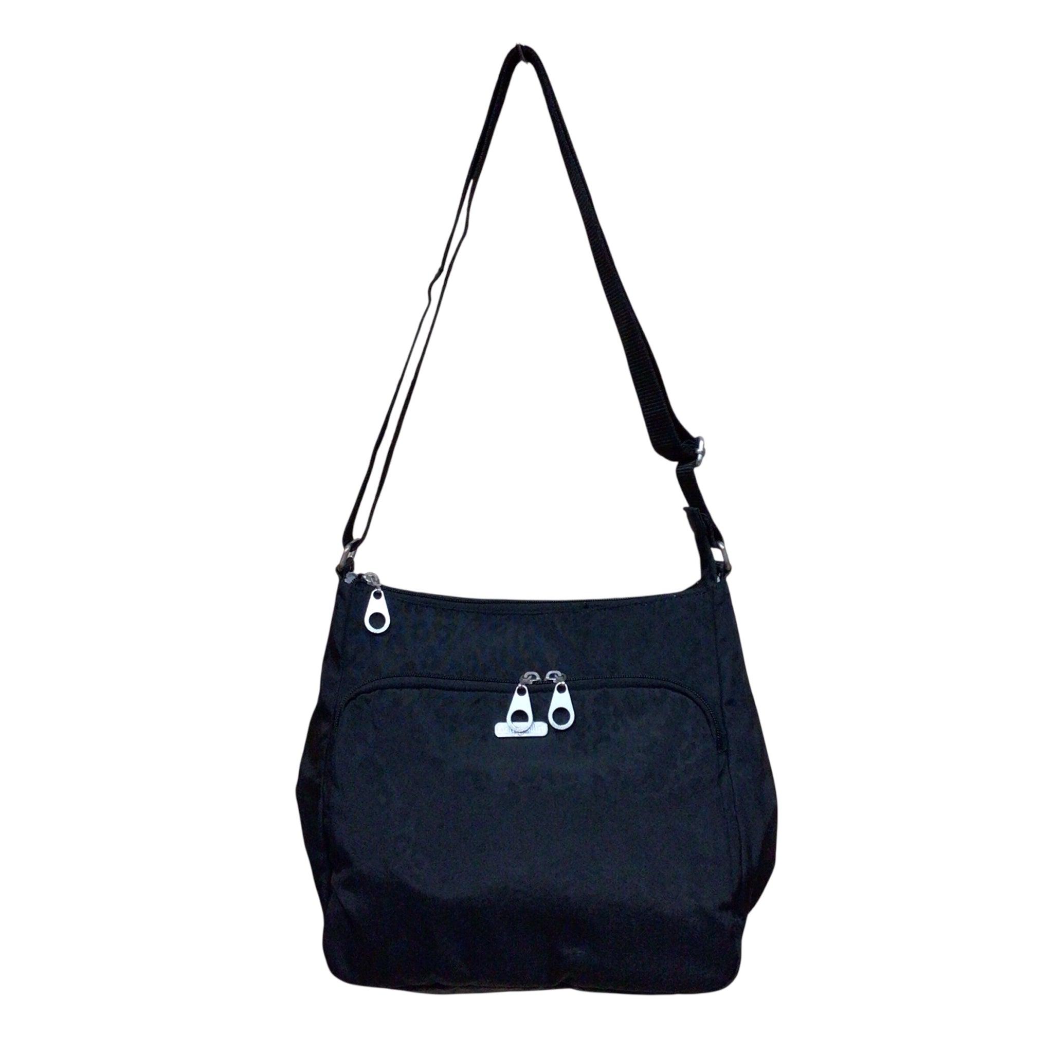 Baggalini "Joey Bagg" Black Nylon Crossbody Bag
