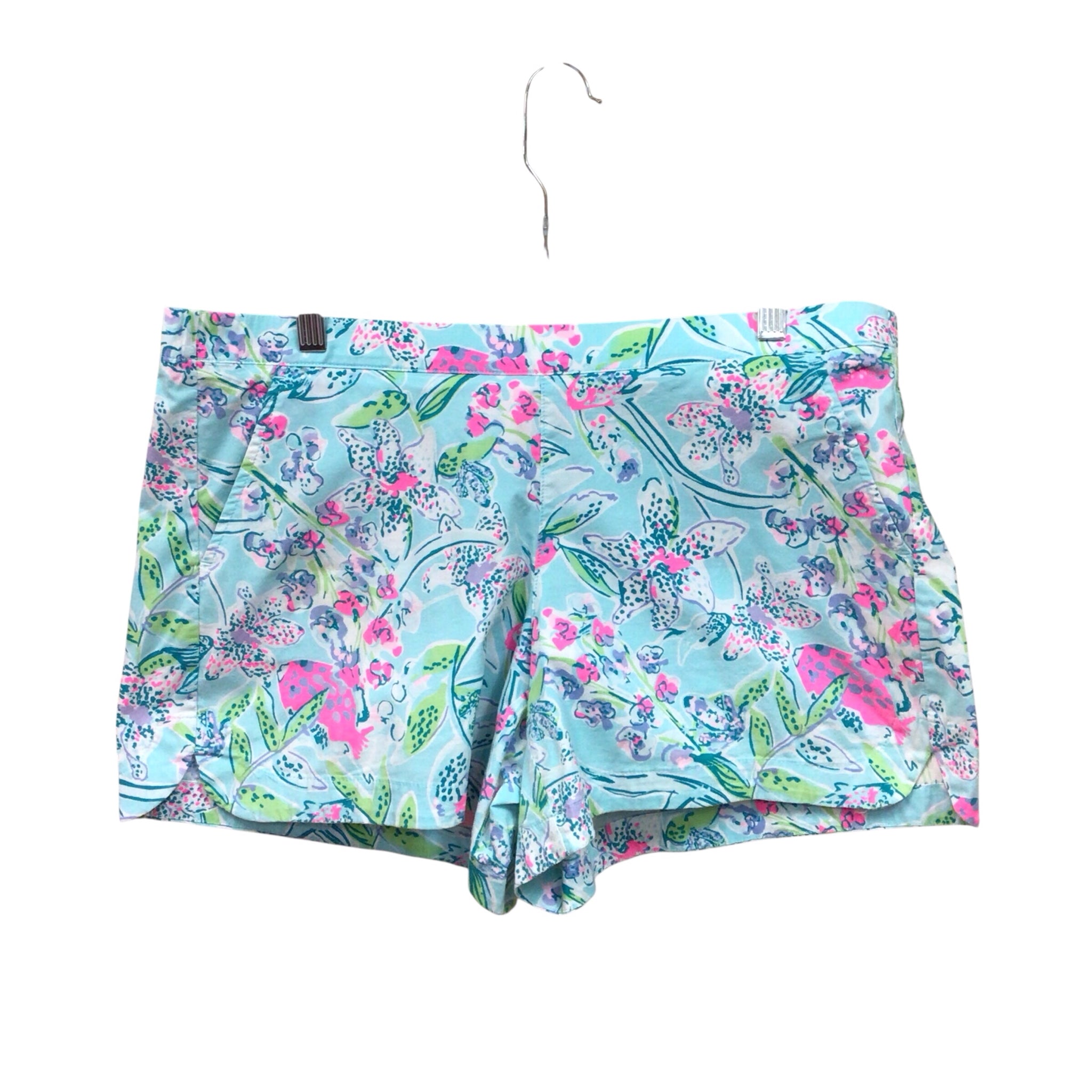 Lilly Pulitzer Ocean View Pull On Shorts Size Large