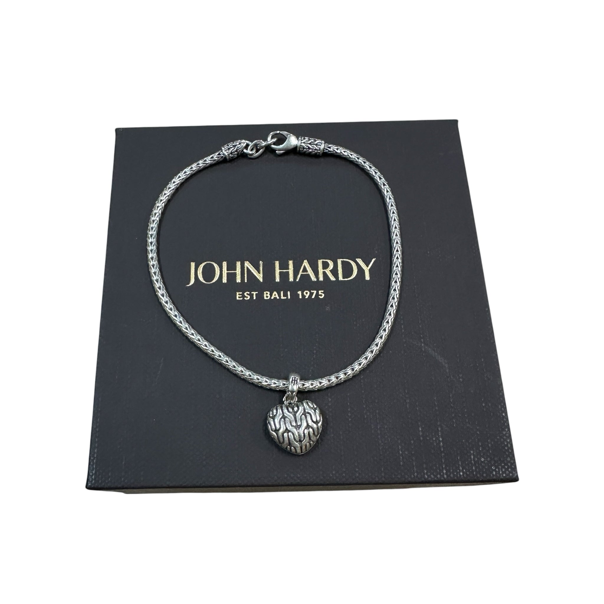John Hardy Classic Chain Heart Charm Bracelet