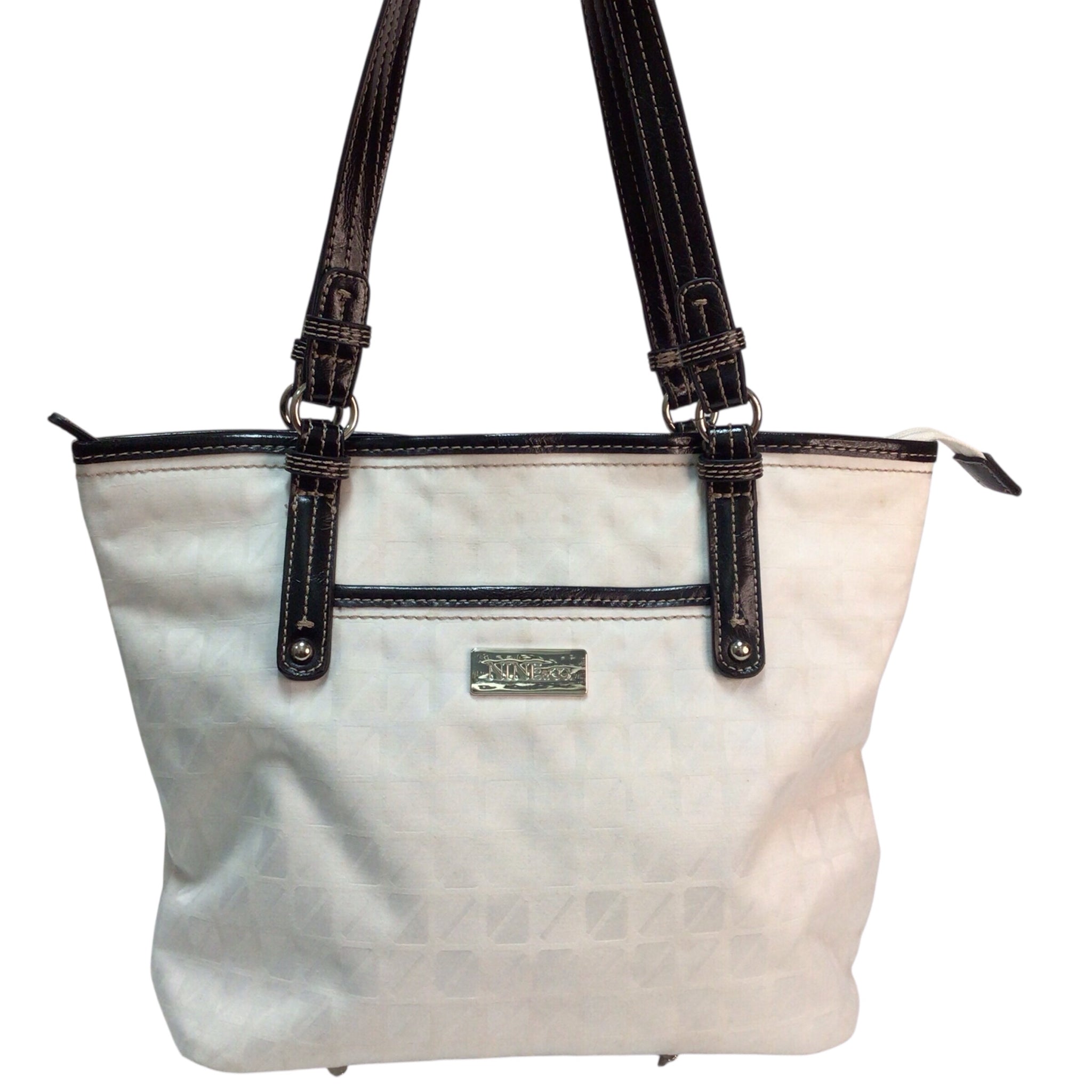 Nine & Co Black And White Shoulder Bag