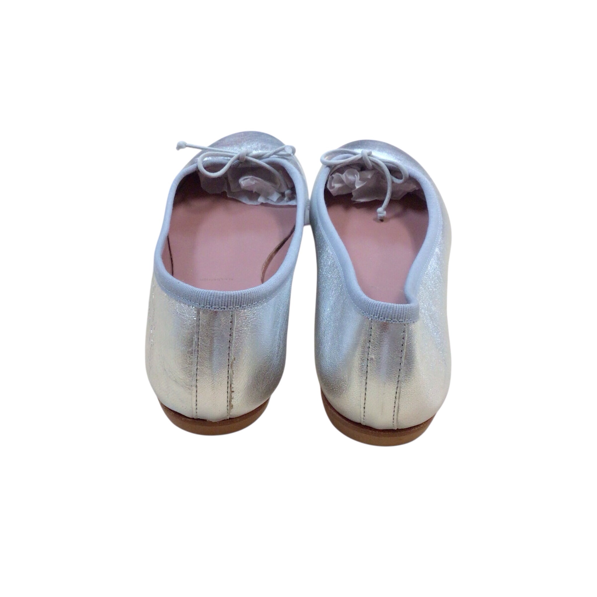 White Mountain Silver Ballet Flats Size 9 Flats