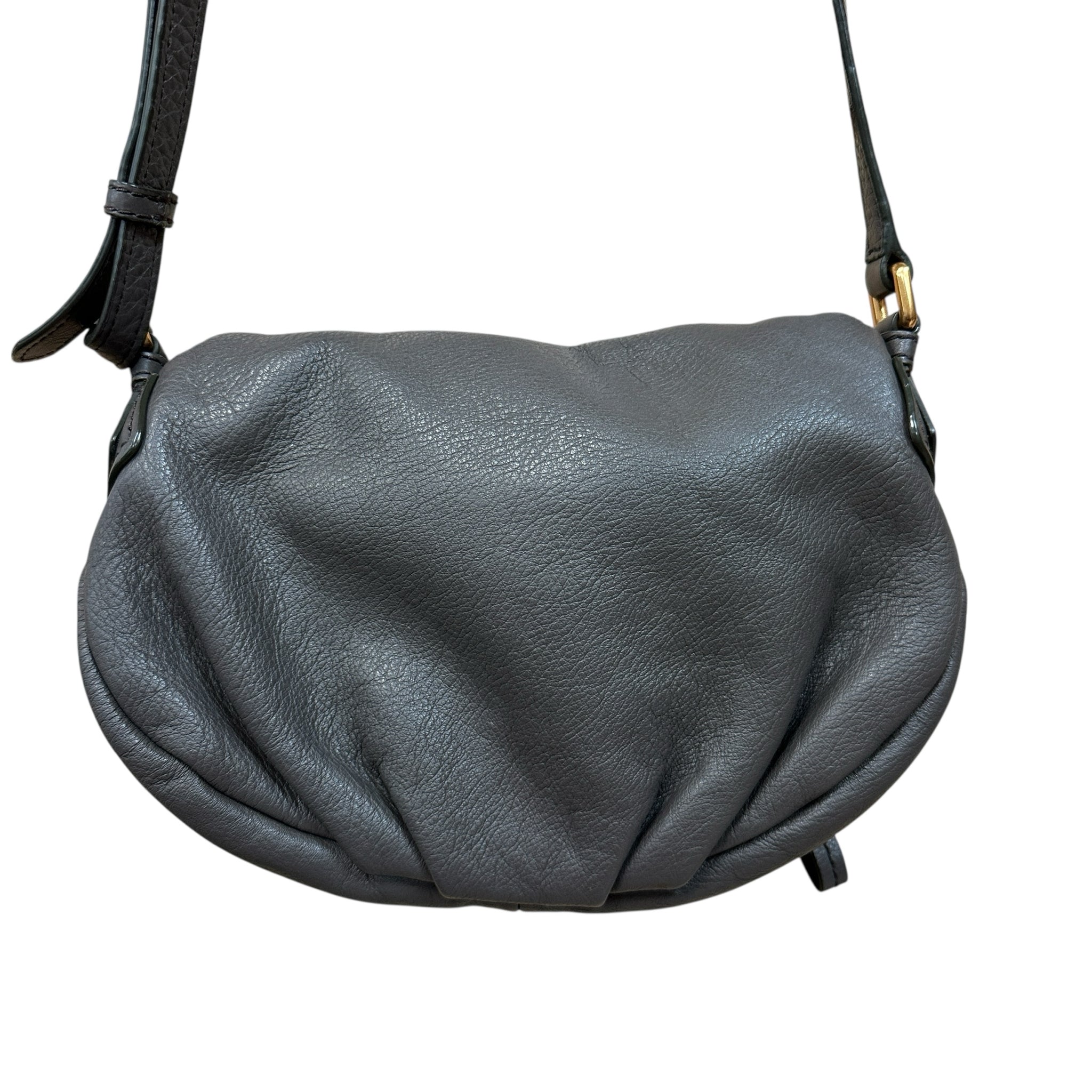 Marc Jacobs Classic Q "Natasha" Gray Leather Crossbody Bag