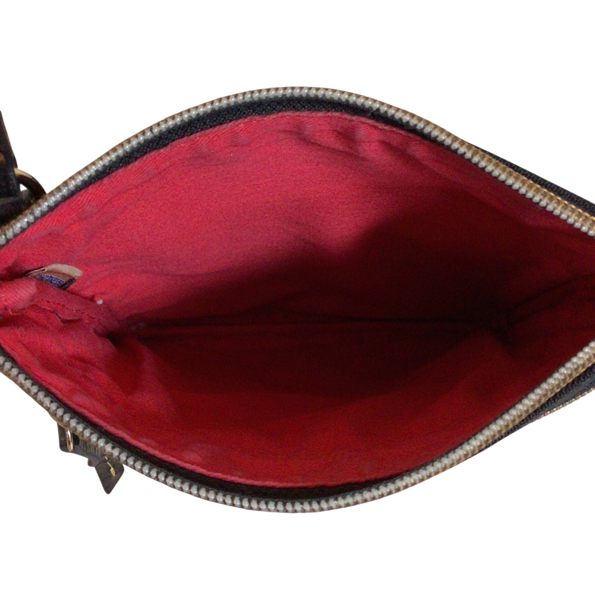 Dooney & Bourke Black Coated Canvas Crossbody Bag