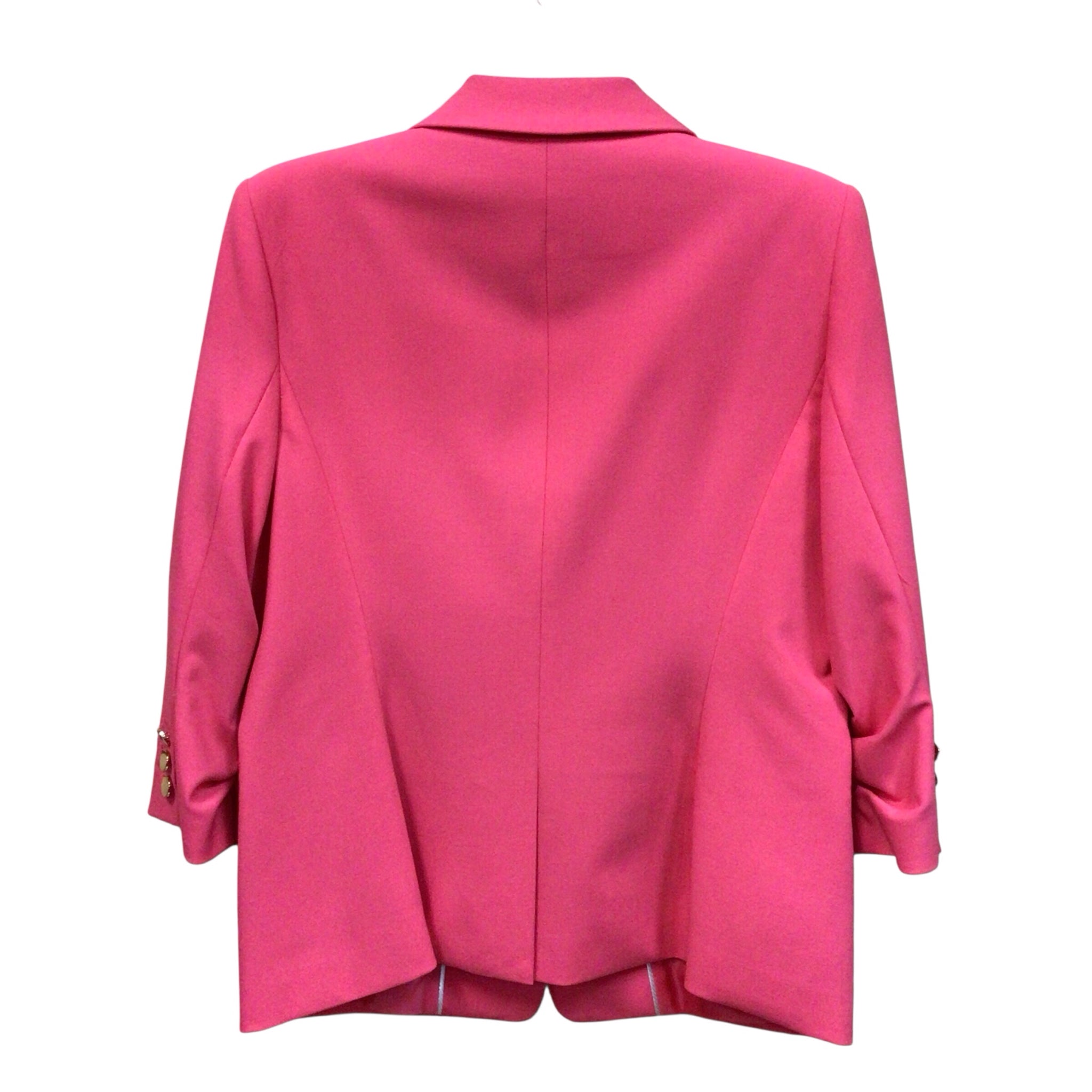 Calvin Klein Pink 3/4 Sleeve Blazer Size 14P