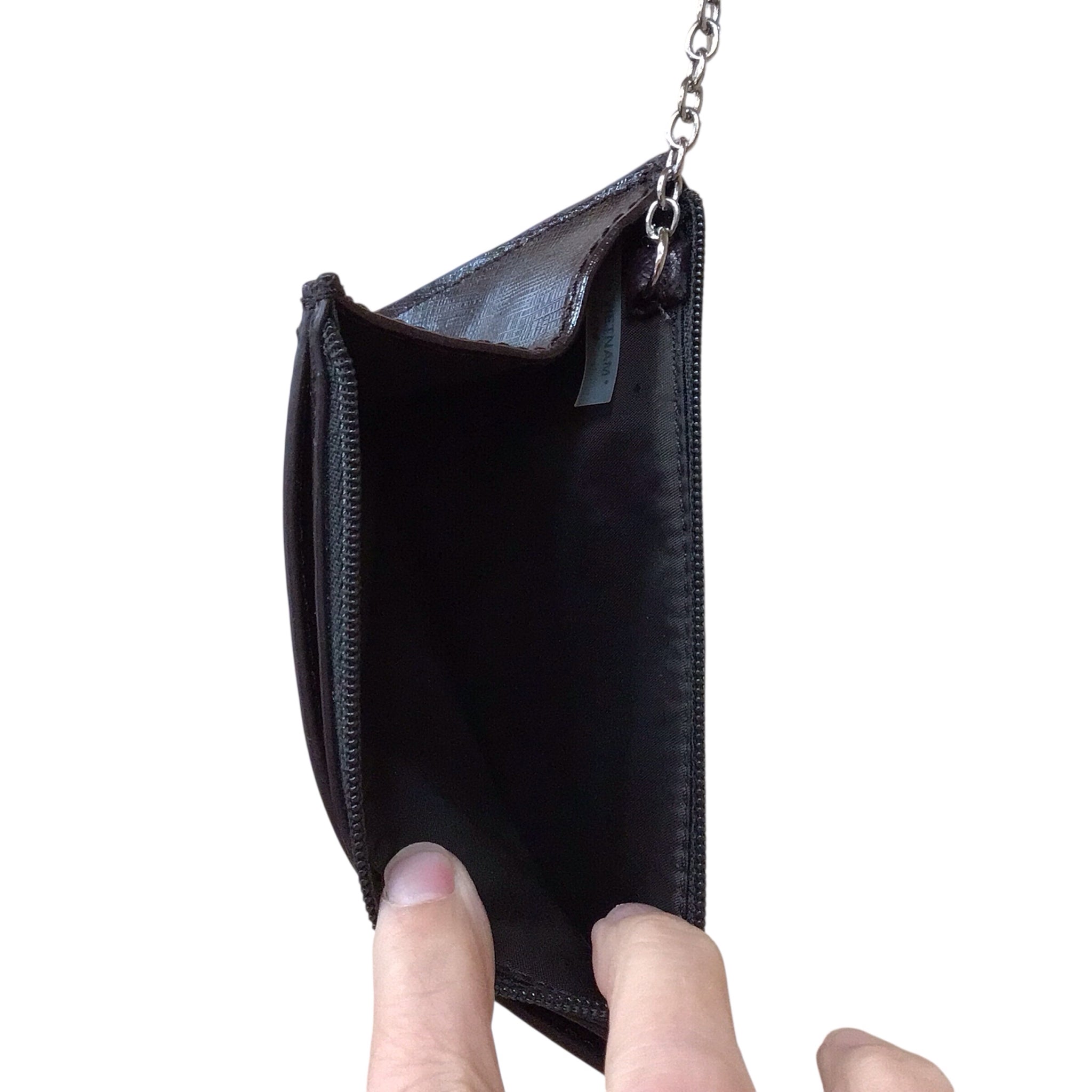 Coach Brown Crossgrain Saffiano Leather Wallet