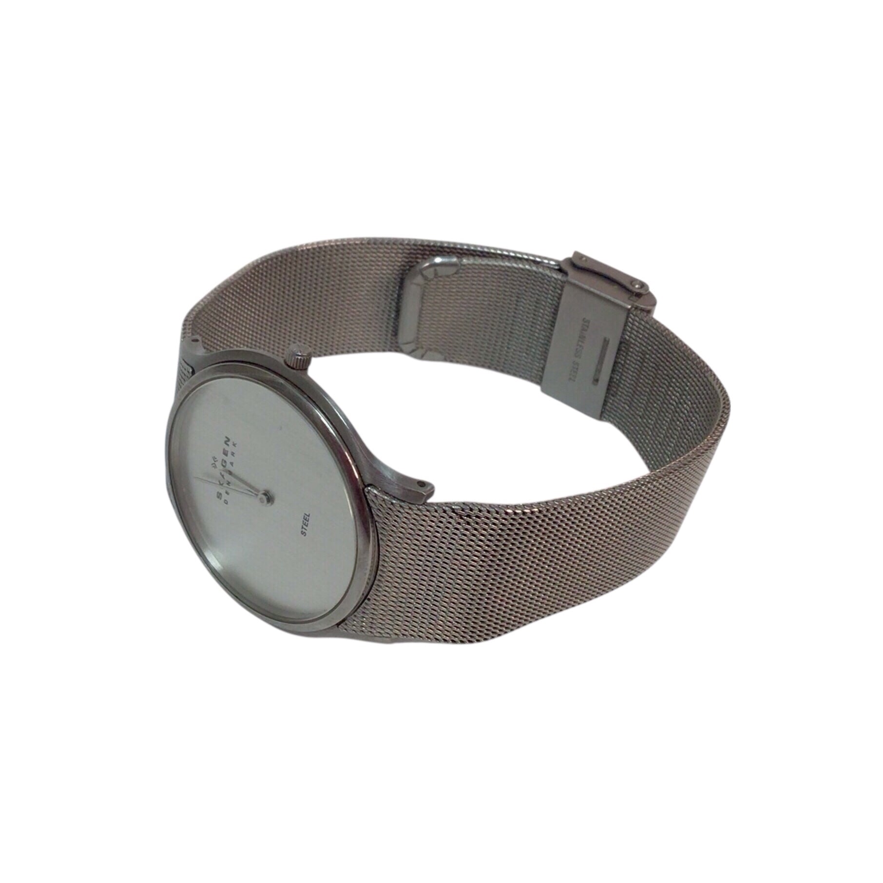 Skagen Stainless Steel Mesh Strap Silver Wristwatch