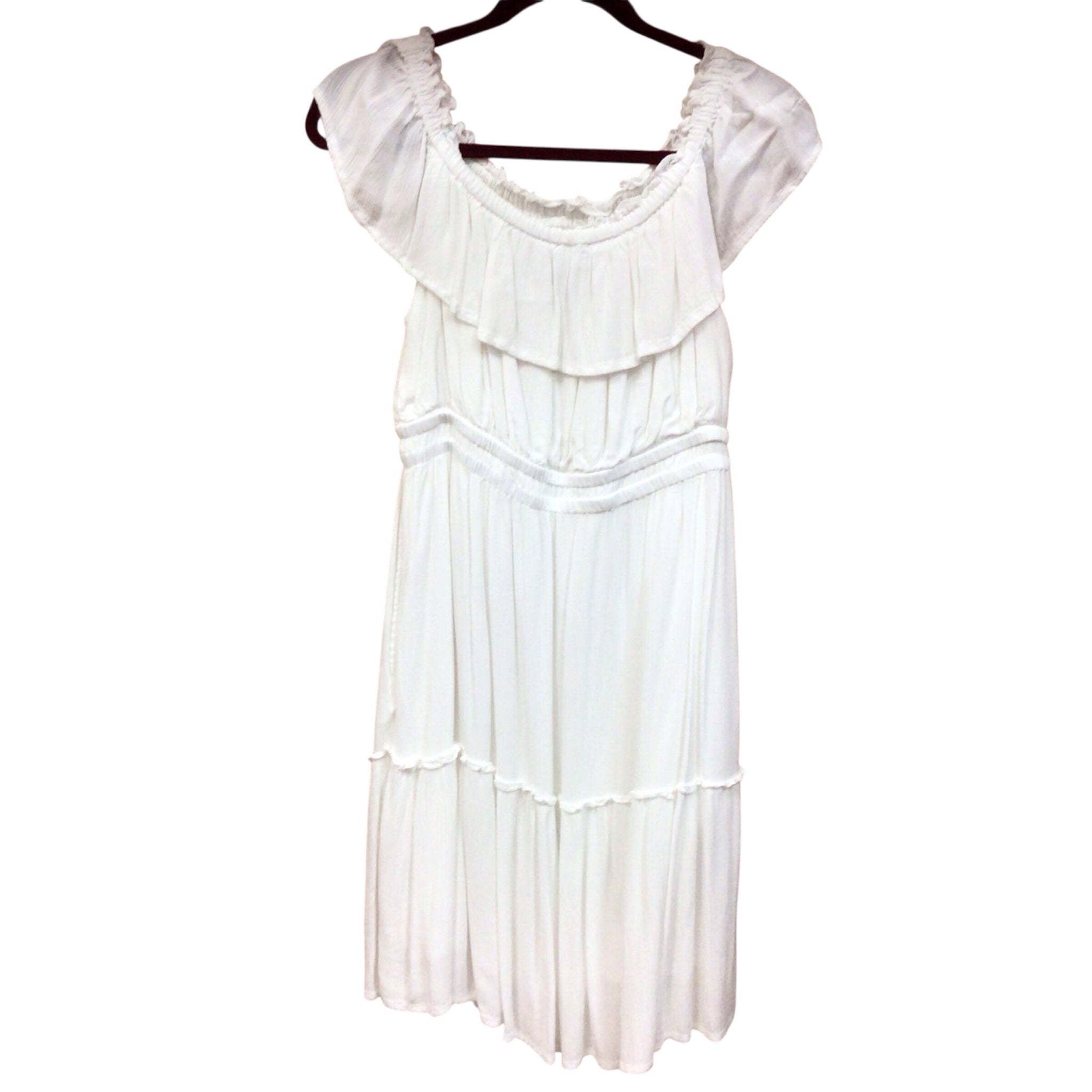 Tommy Bahama White Short Sleeve Dress Size Small