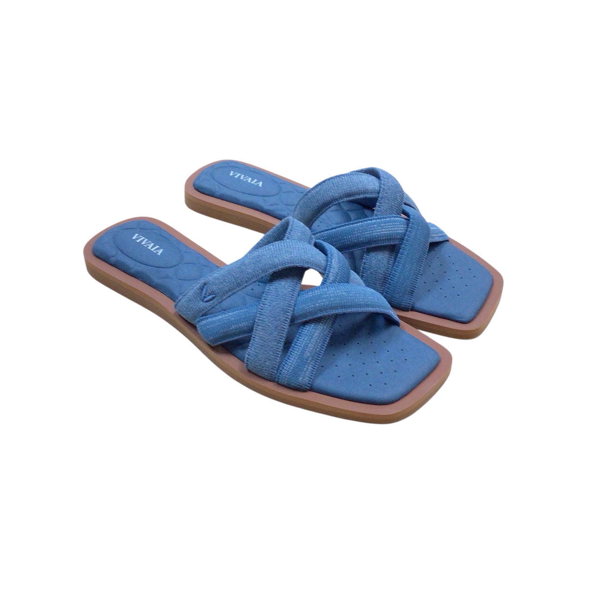 Vivaia Denim Sandals Size 8.5/9