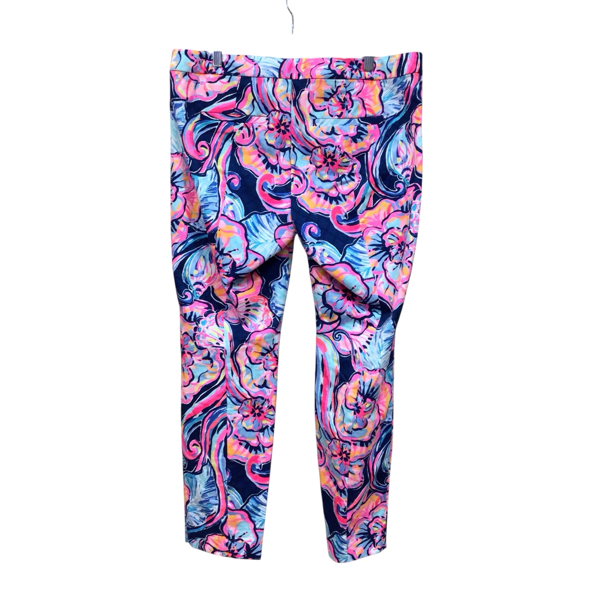 Lilly Pulitzer "Nauti Navy Boho" Kelly Skinny Pants Size 14