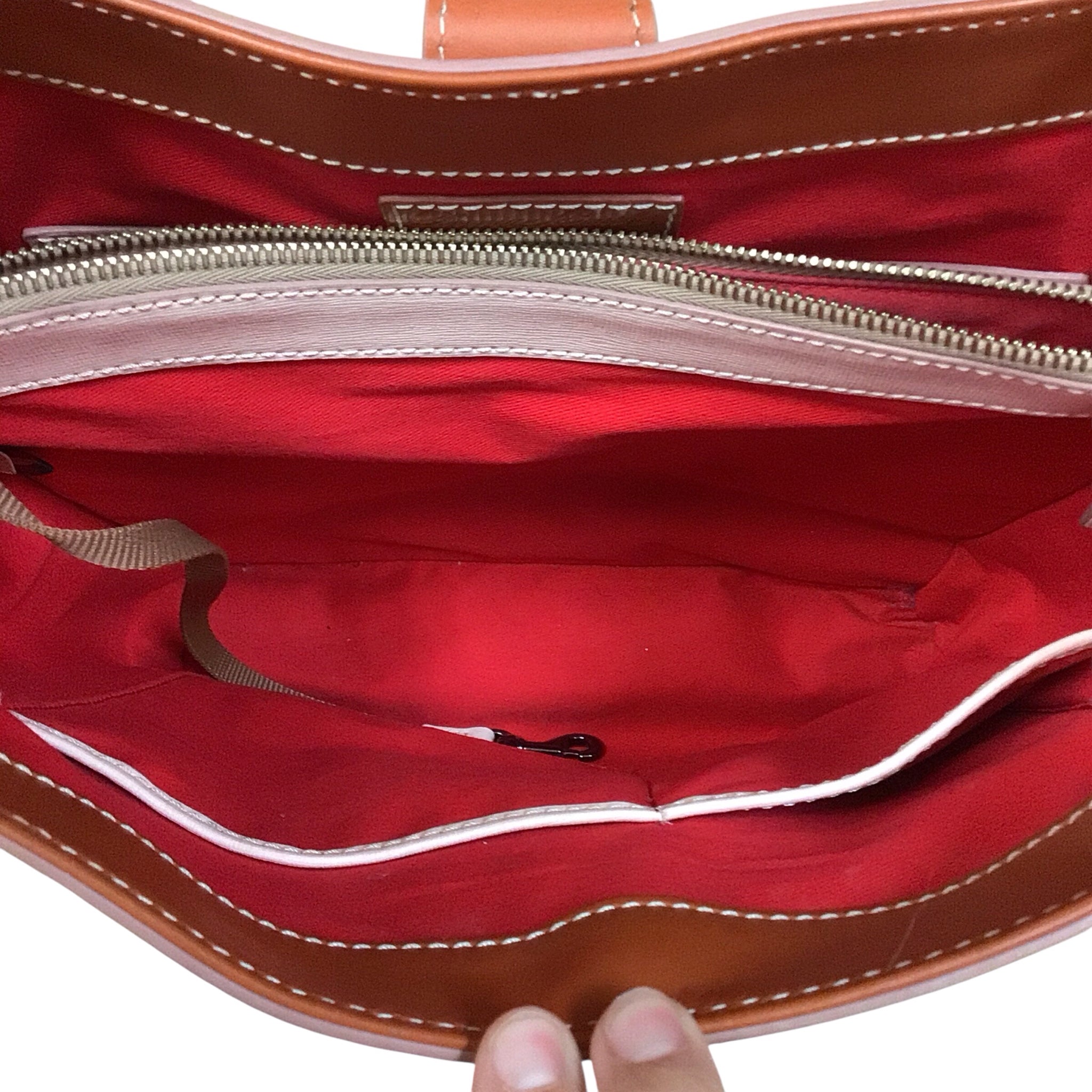 Dooney & Bourke "Ashby" Saffiano Light Pink Leather Shoulder Bag