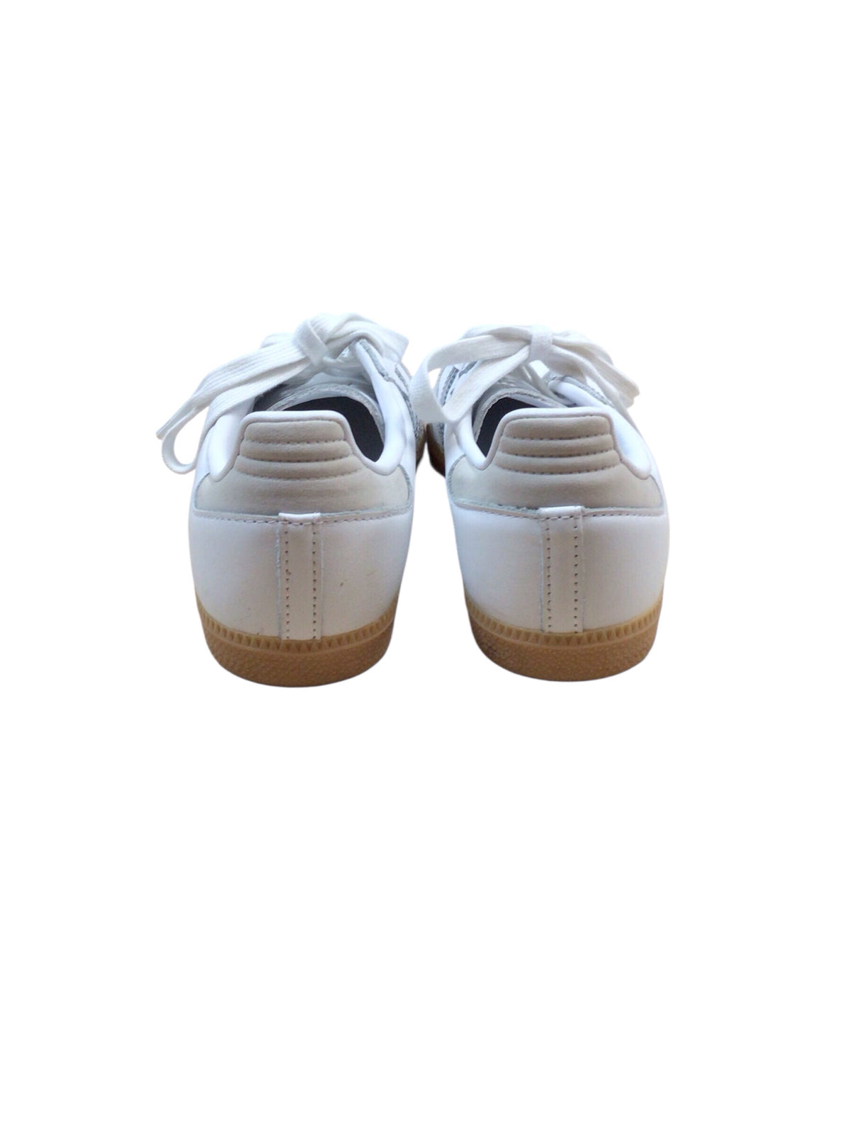 Adidas "Samba OG" White & Silver Sneakers Size 5.5