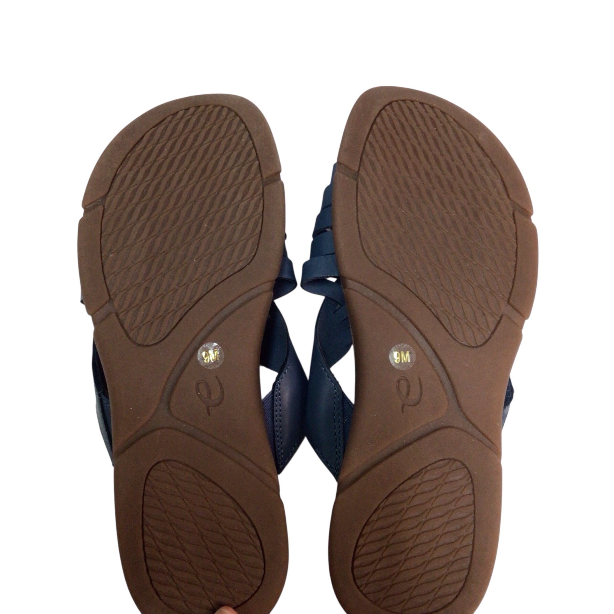 Easy Spirit Navy Meadow Slip On Sandals Size 9.5M