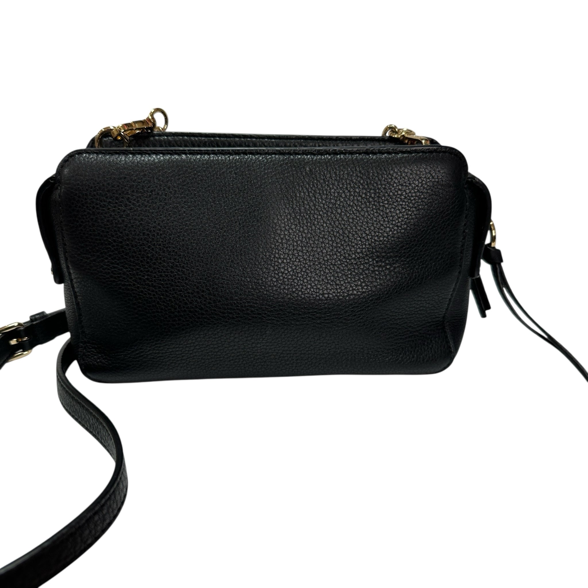 MICHAEL Michael Kors Mitchell Small Leather Crossbody Bag Black