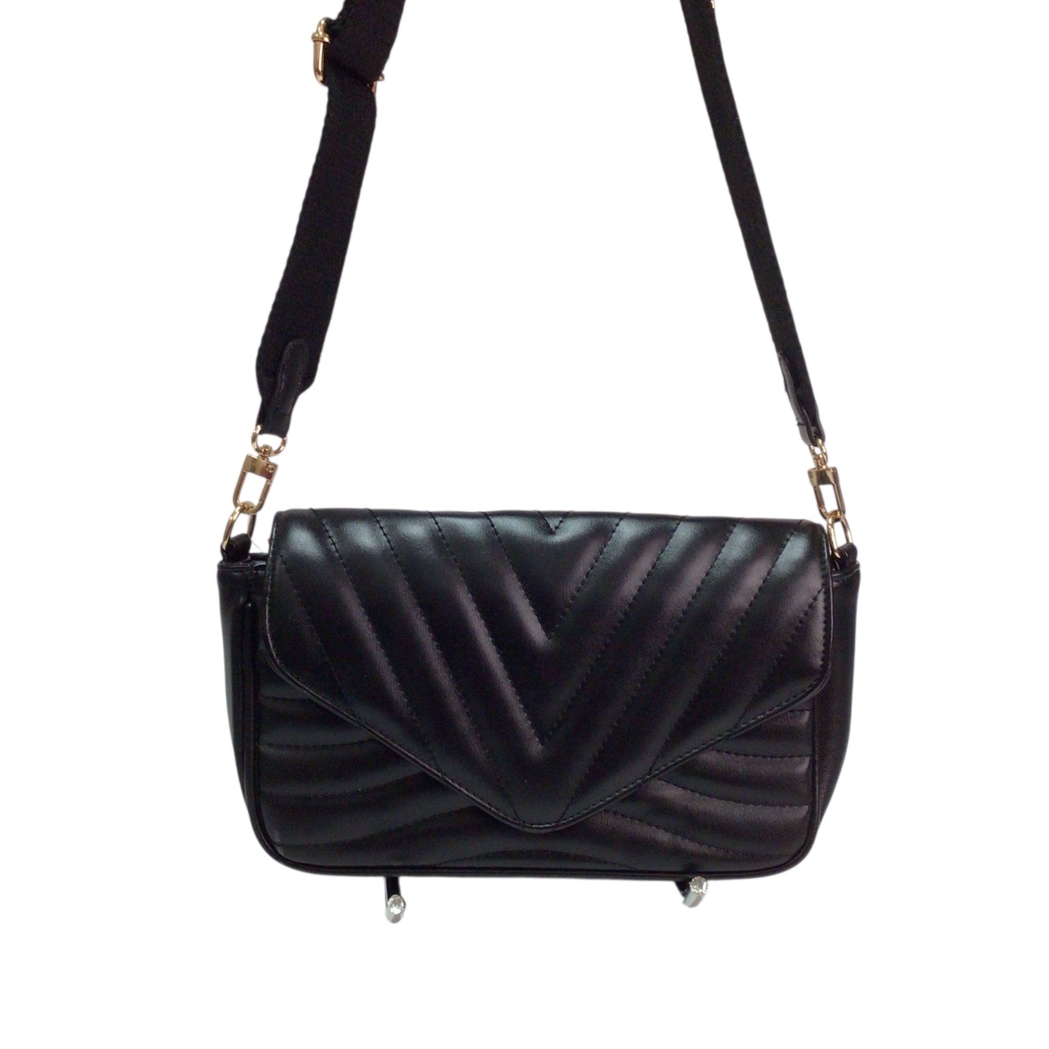 Ant Expedition Black Fold-Over Crossbody Bag NWT