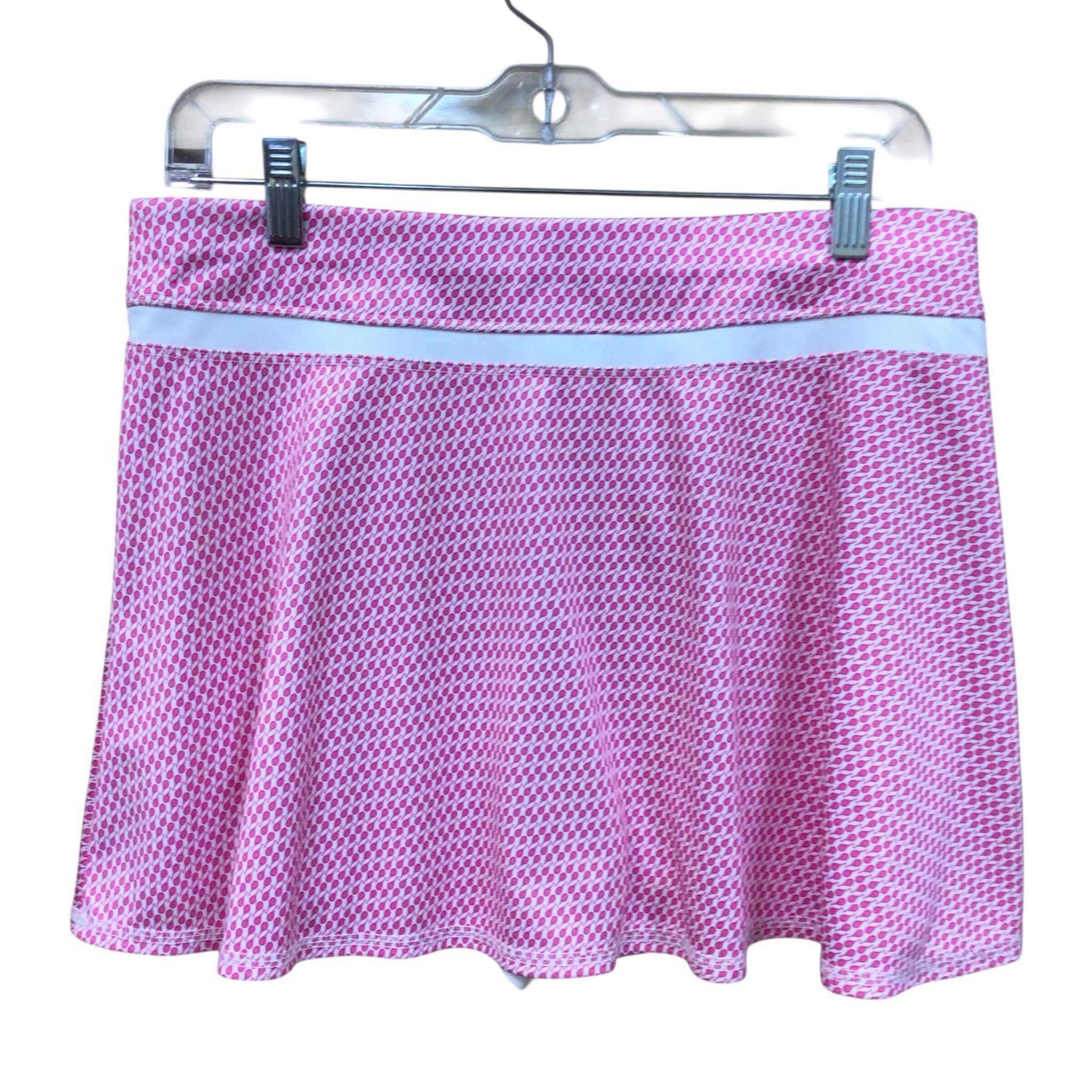 Grand Slam Pink & White Performance Skort Size Medium