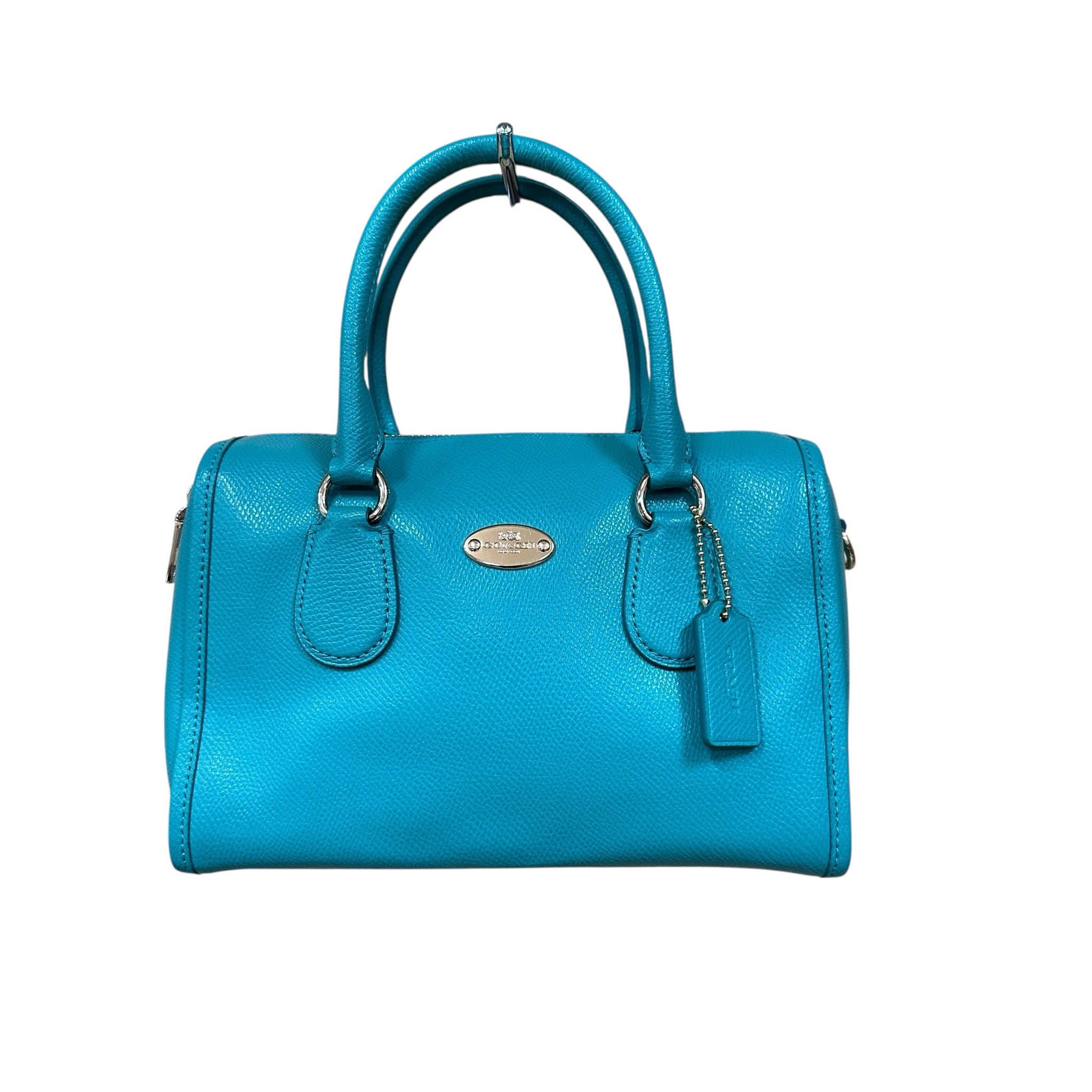 Coach Teal Small Satchel Crossbody Bag