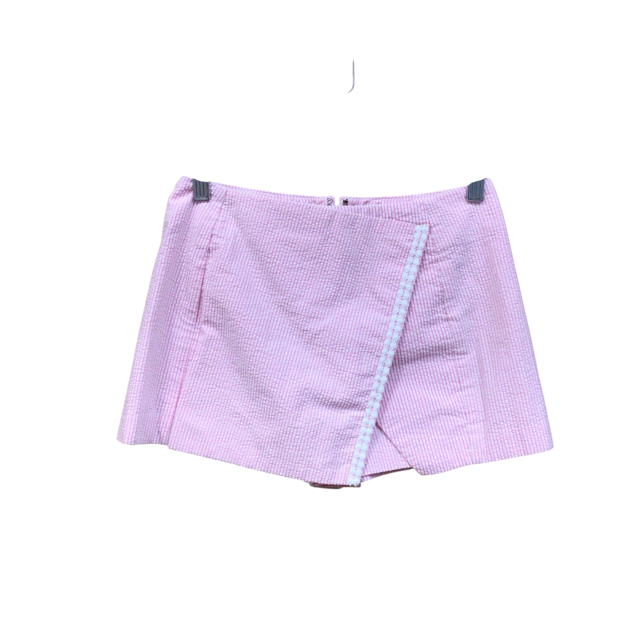 Lilly Pulitzer "izzy" Sear Sucker Pink & White Skort Size 00