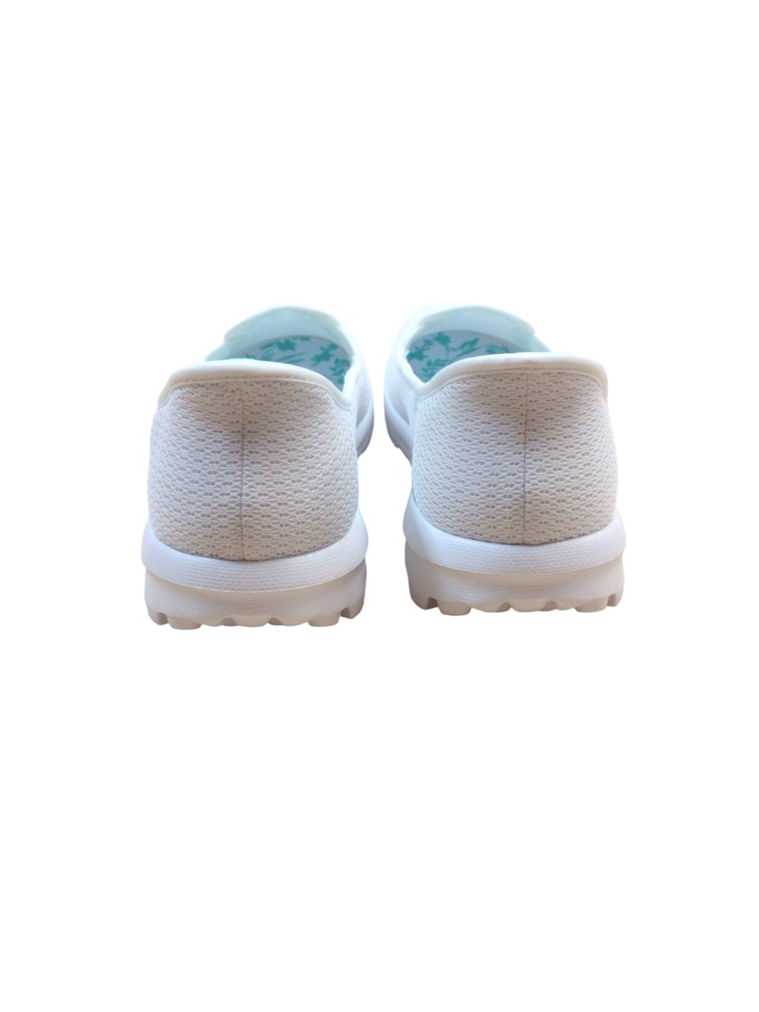 Skechers "Kiana" Go Walk White Slip On Sneakers Size 7.5