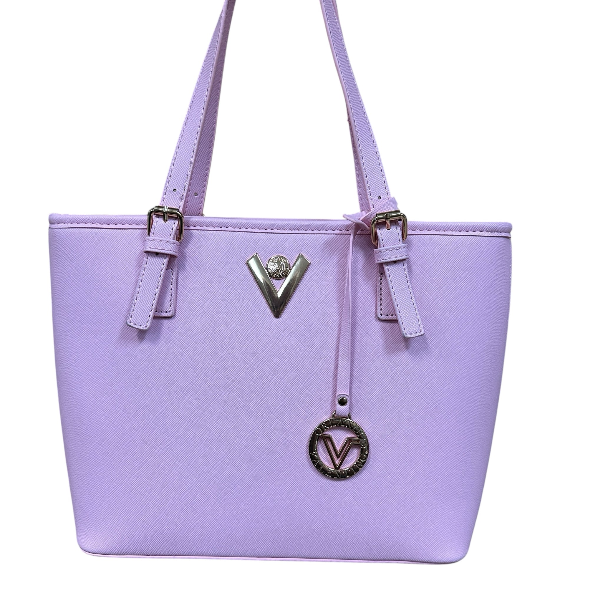 Valentino Orlandi Pink Vegan Leather Satchel Shoulder Bag