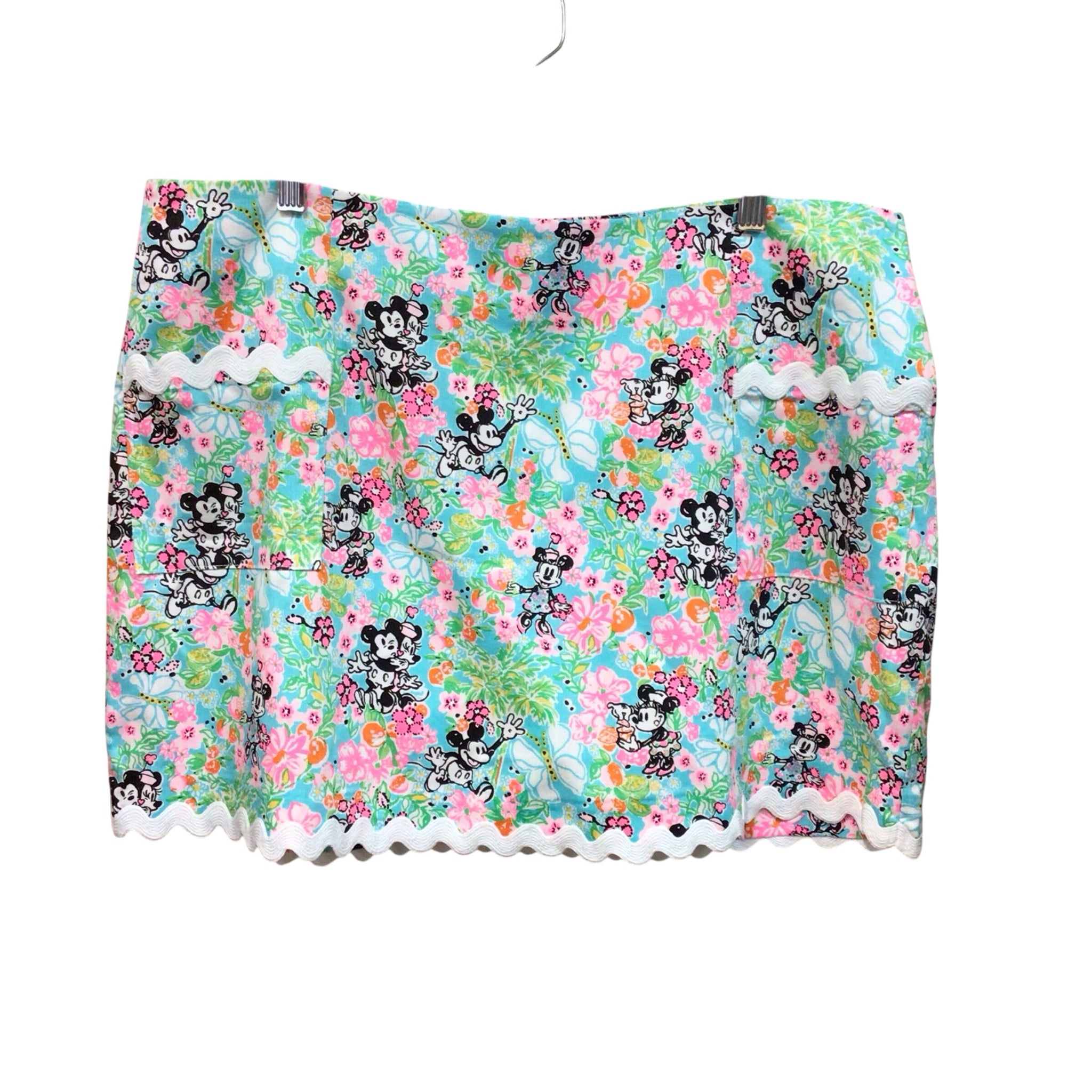 Lilly Pulitzer "Lilly Hearts Disney" Gardner Mini Skort Size 16 NWT