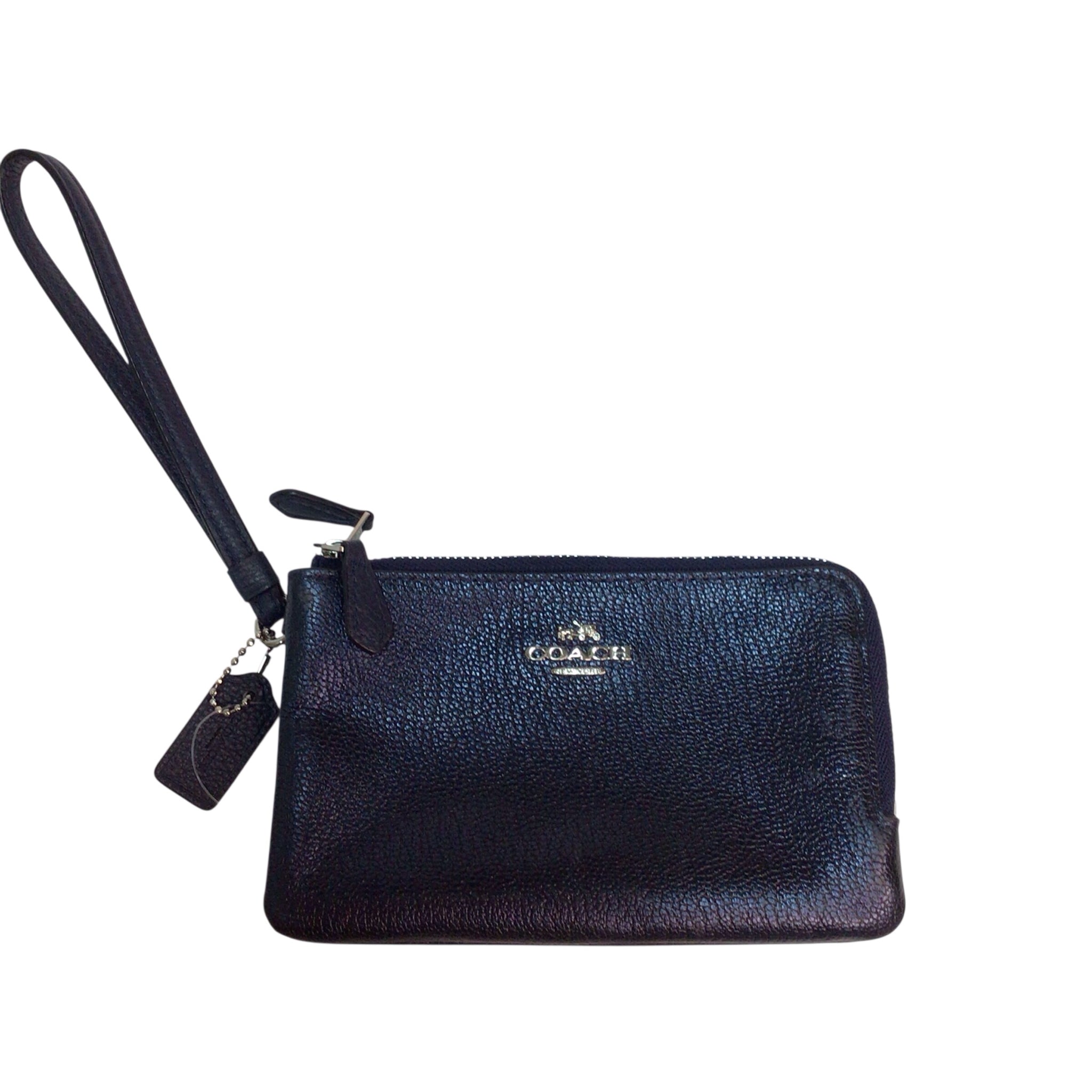 Coach Navy Wristlet