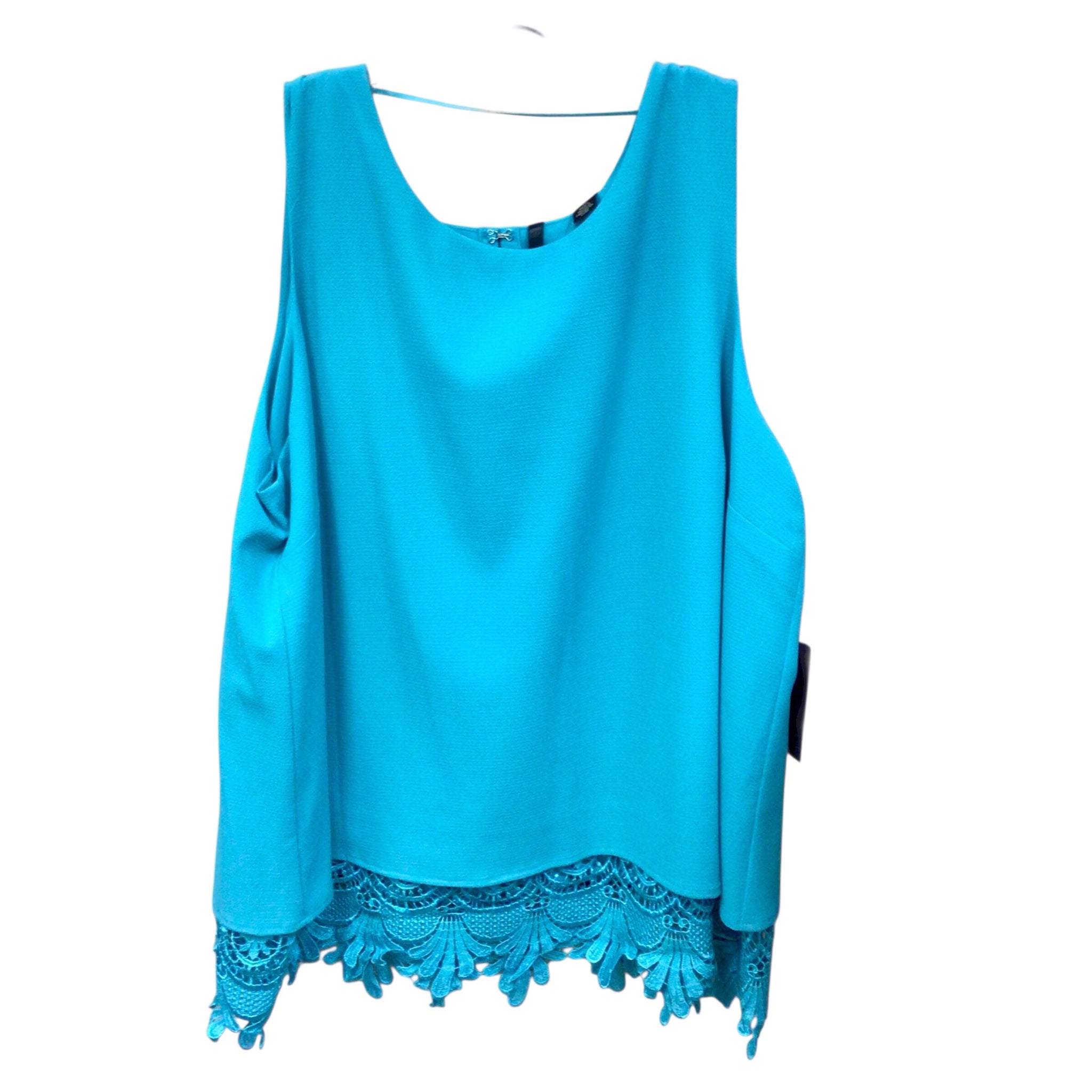 Skye's the Limit Teal Sleeveless Top Size XL NWT