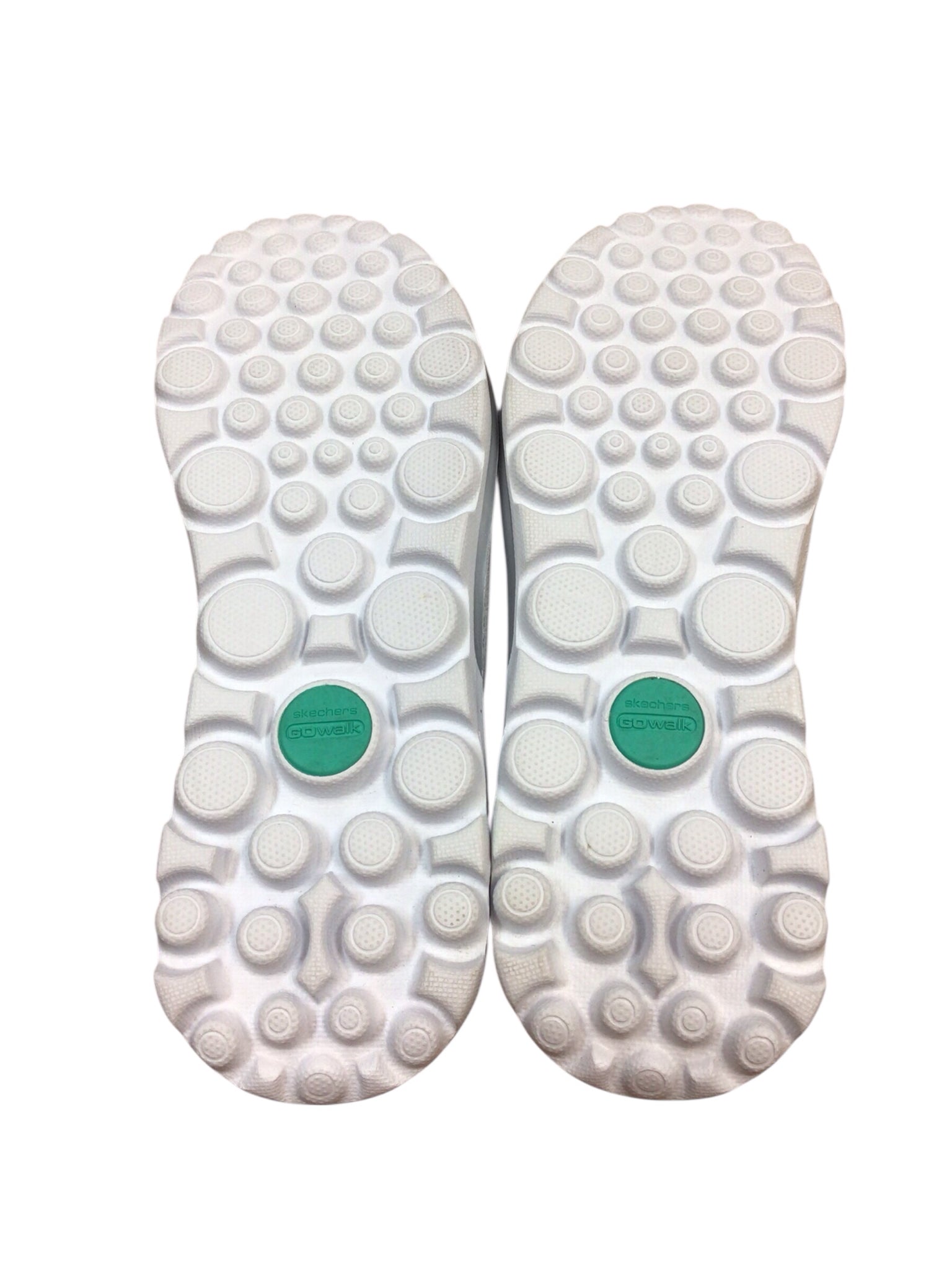 Skechers "Kiana" Go Walk White Slip On Sneakers Size 7.5