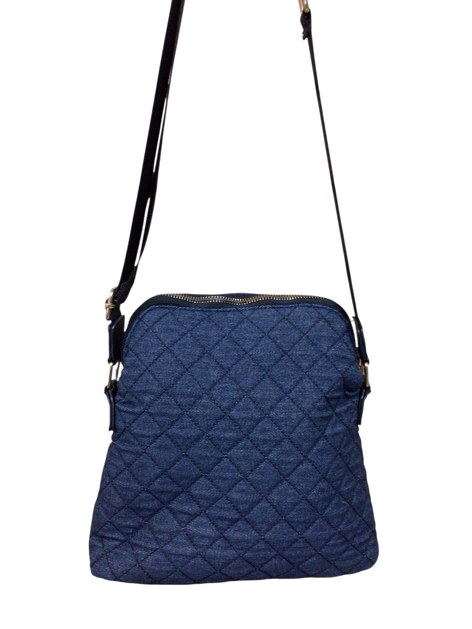 Alexis Bendel Denim Colored Dome Shaped Crossbody