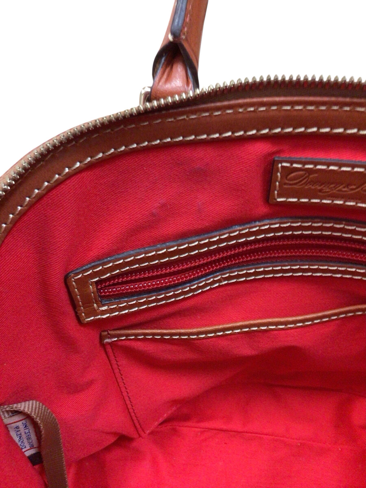 Dooney & Bourke Auburn Pebbled Leather Zip Zip Satchel