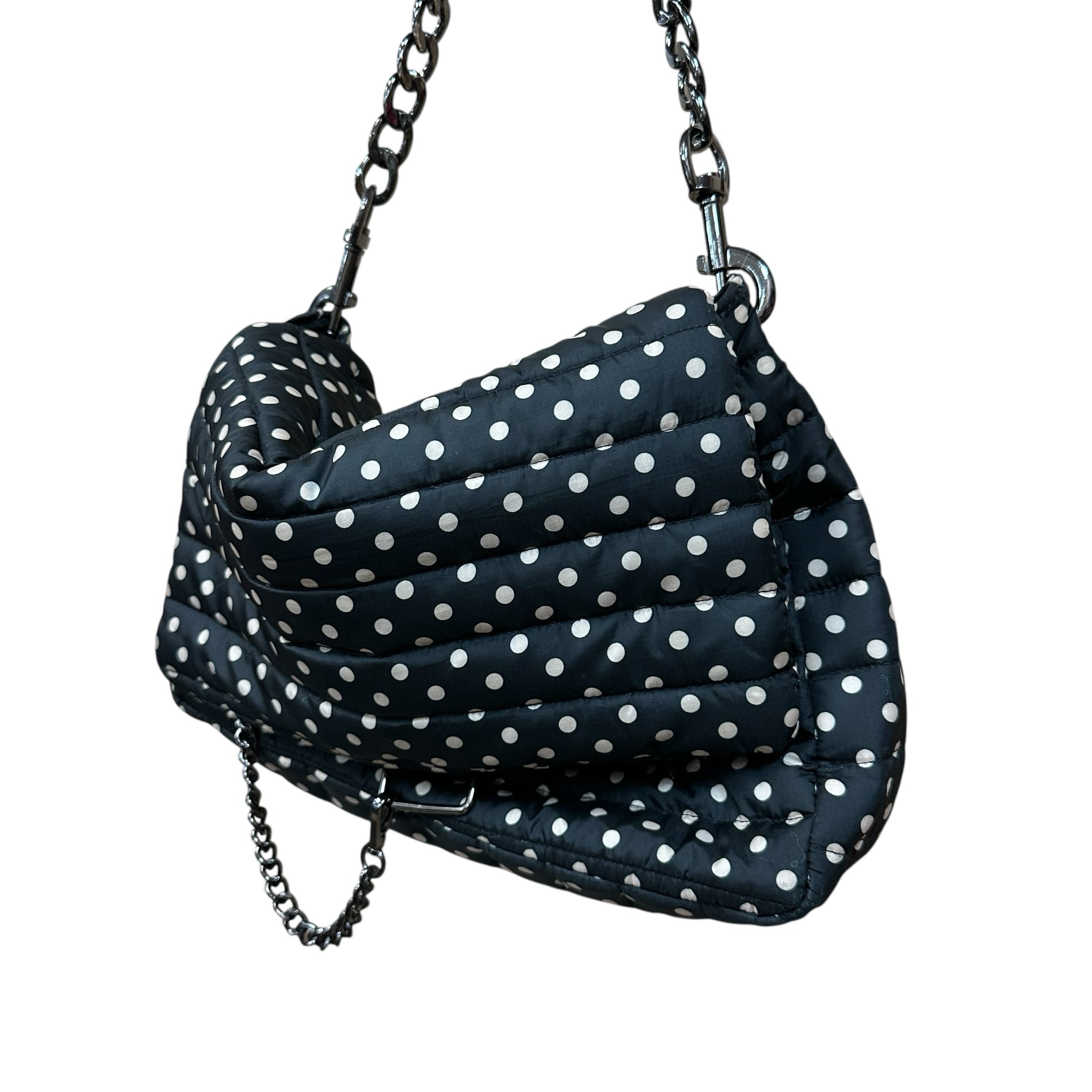 Think RoyIn Black Polka Dot Crossbody Bag