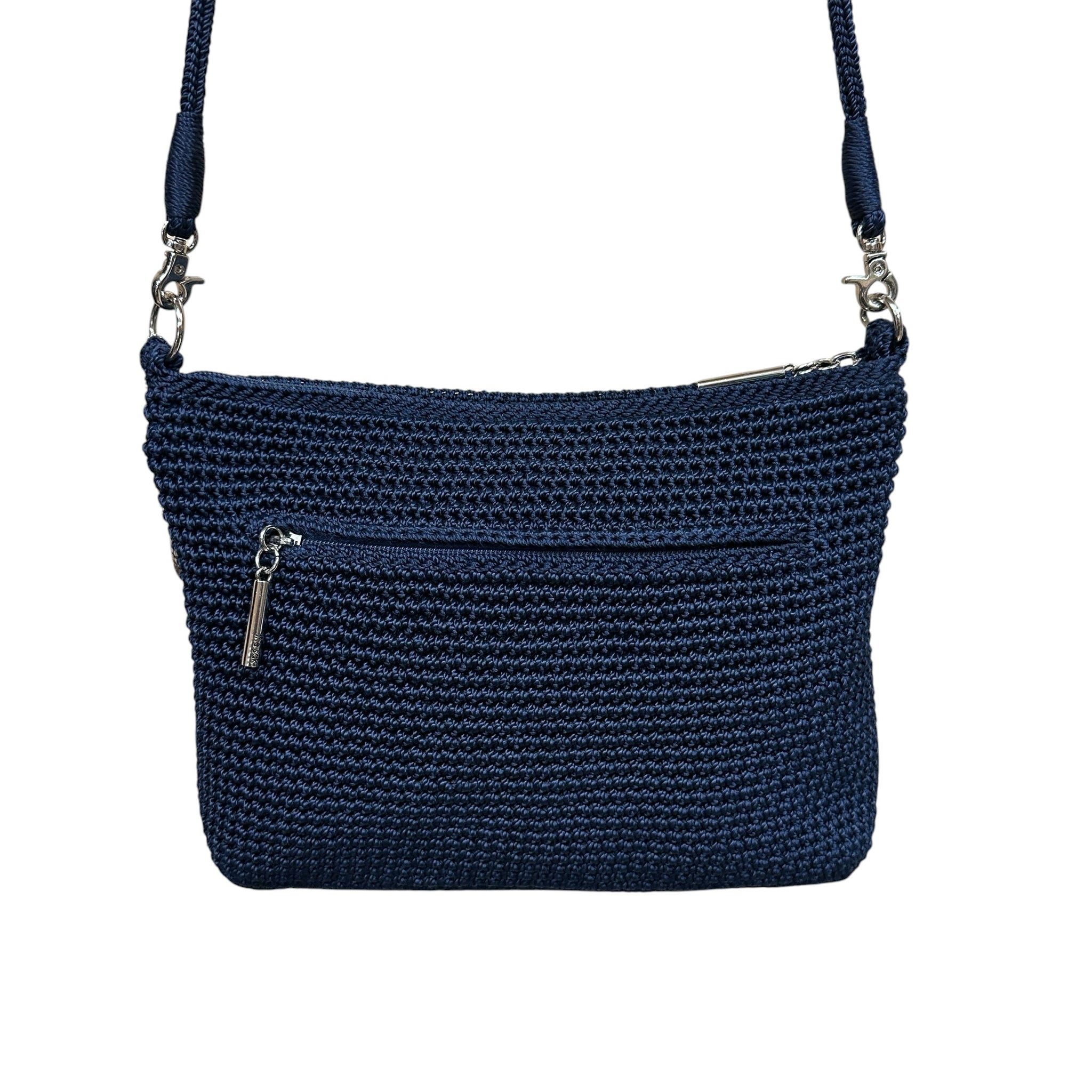 The Sak Navy Crochet Crossbody Bag