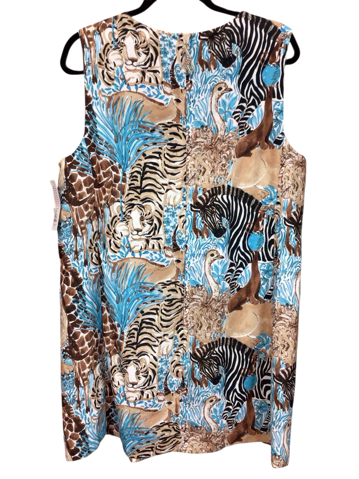 Lilly Pulitzer "Edita" Shift Sleeveless "Lillys Zoo" Dress Size 14 NWT