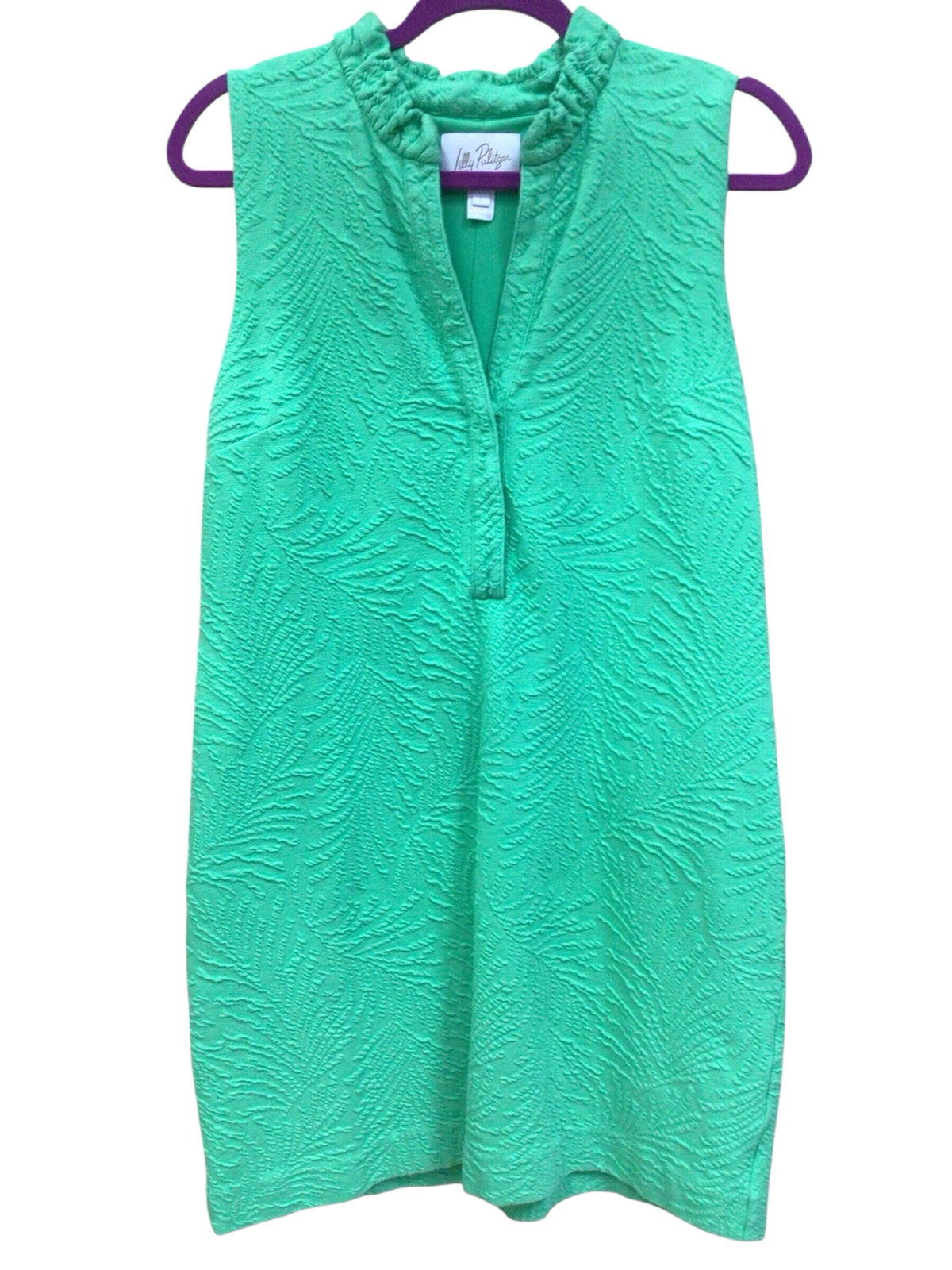 Lilly Pulitzer "Elsey" Shift "Fauna Green" Sleeveless Shift Dress Size Large