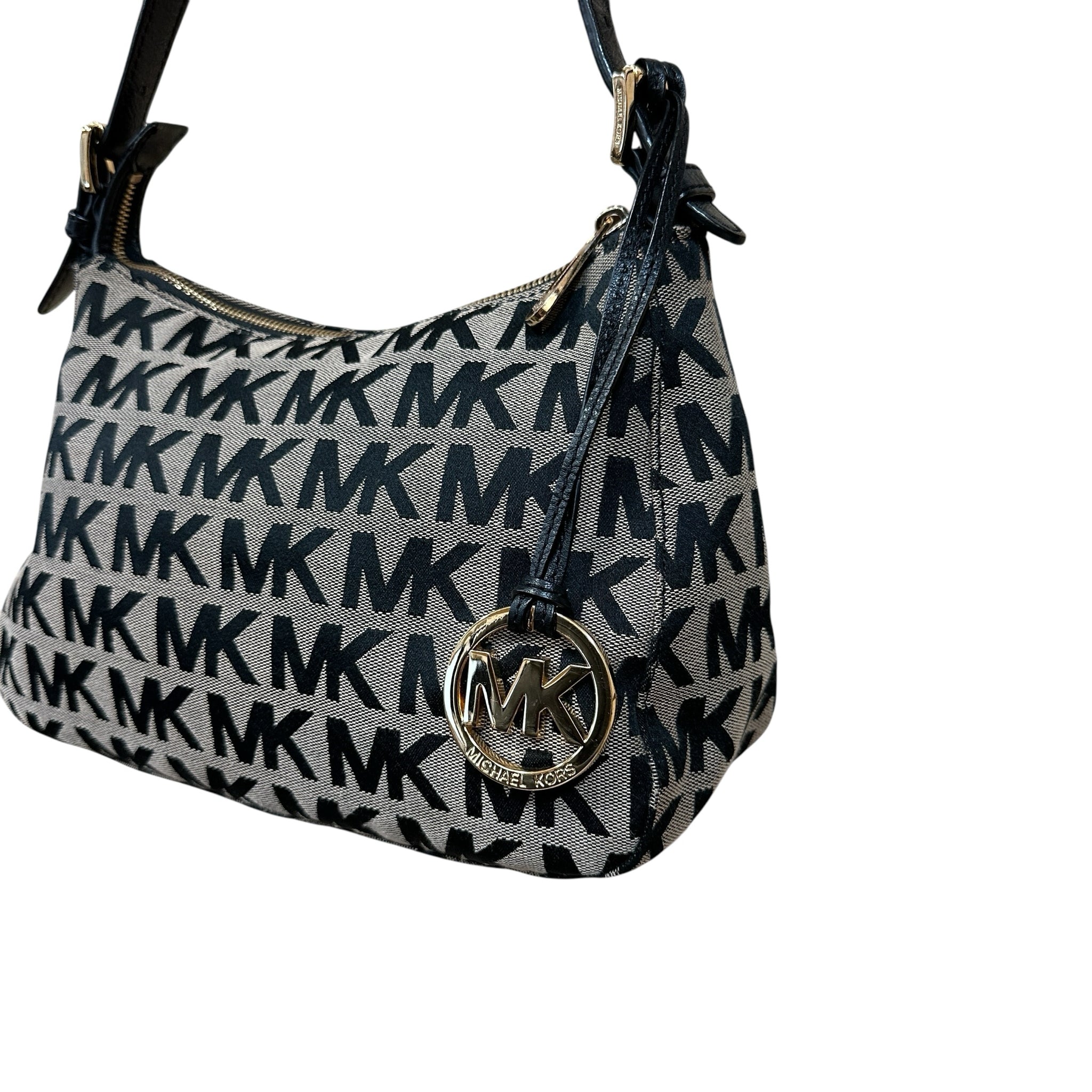 Michael Kors Tan Signature Canvas Shoulder Bag