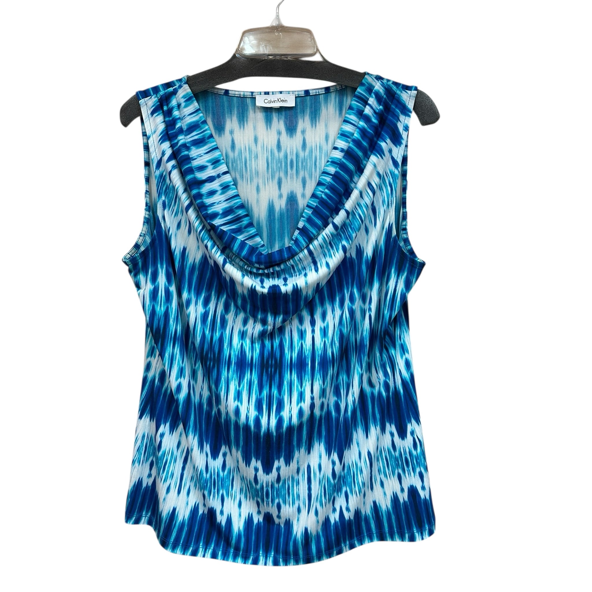 Calvin Klein Blue Sleeveless Top Size XL