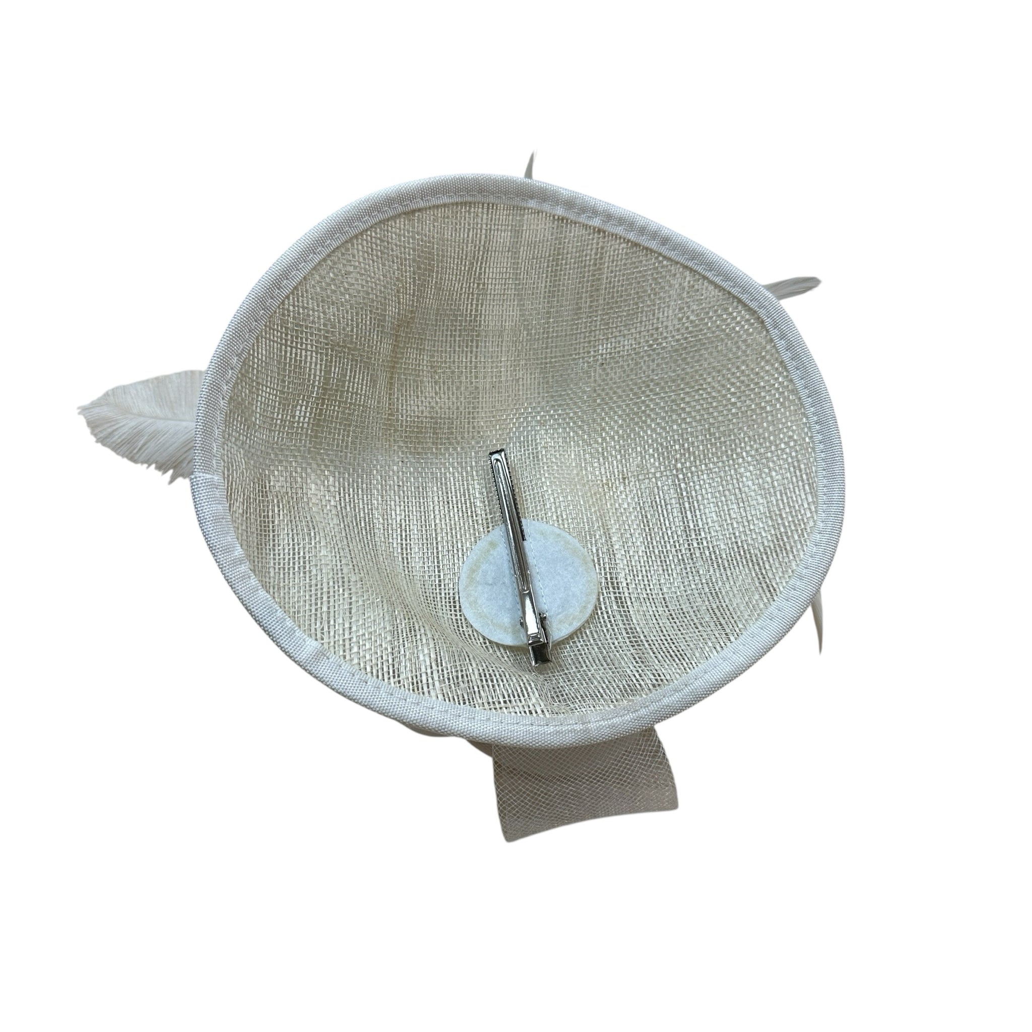 White Feather Fascinator