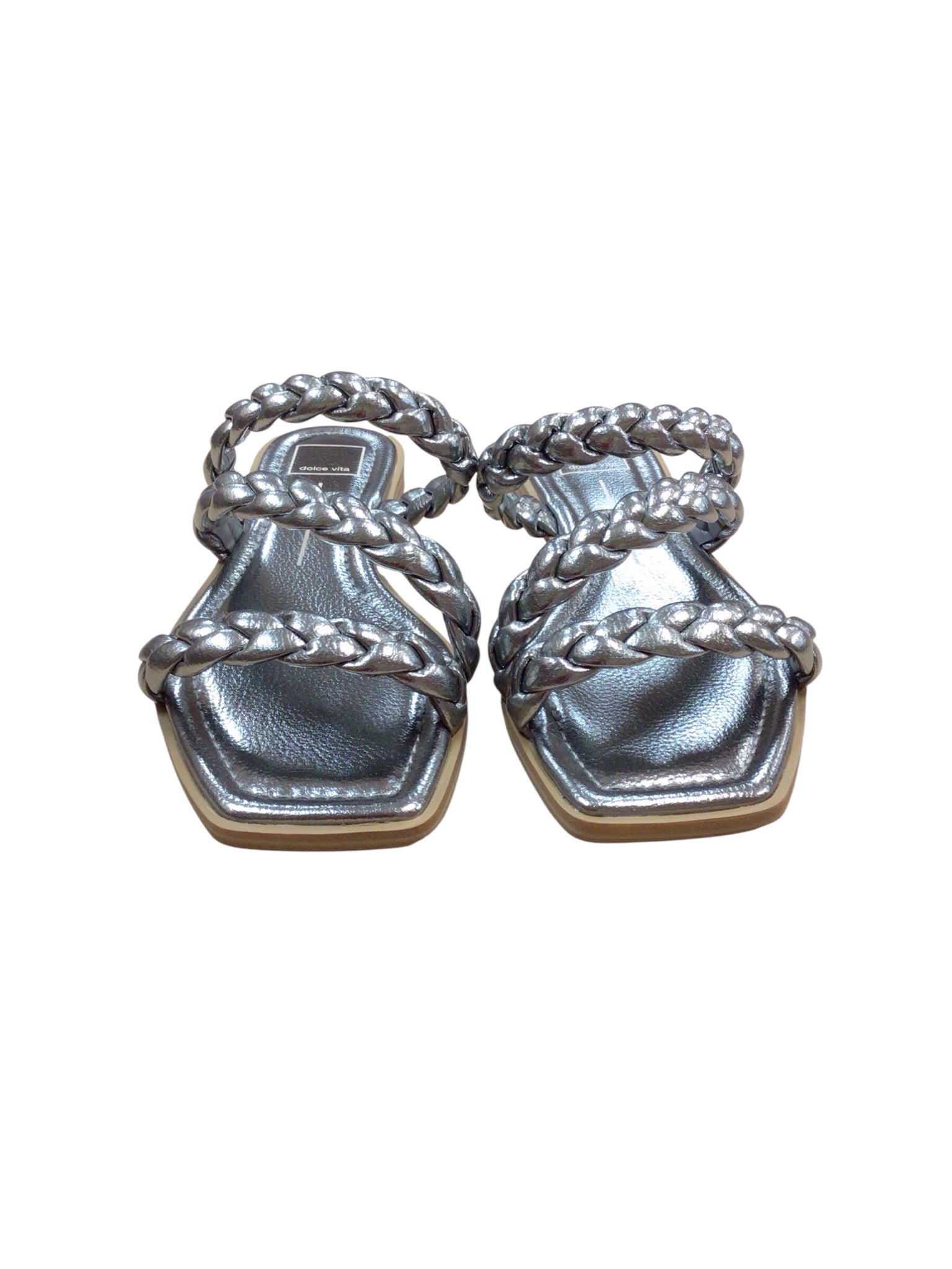 Dolce Vita Silver Iman Sandals Size 7.5
