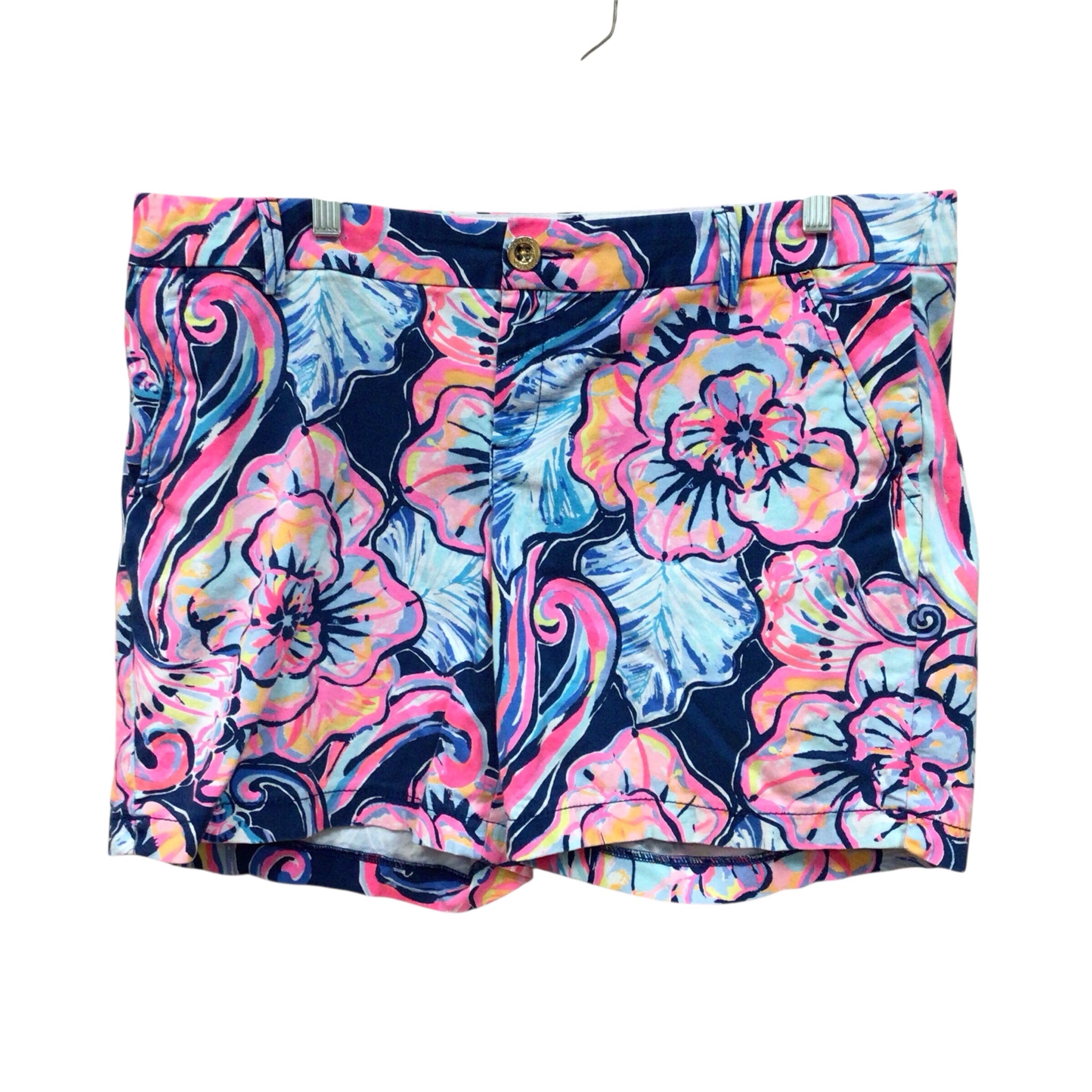 Lilly Pulitzer "Jayne" Stretch Shorts "Nauti Navy" Size 14 Shorts