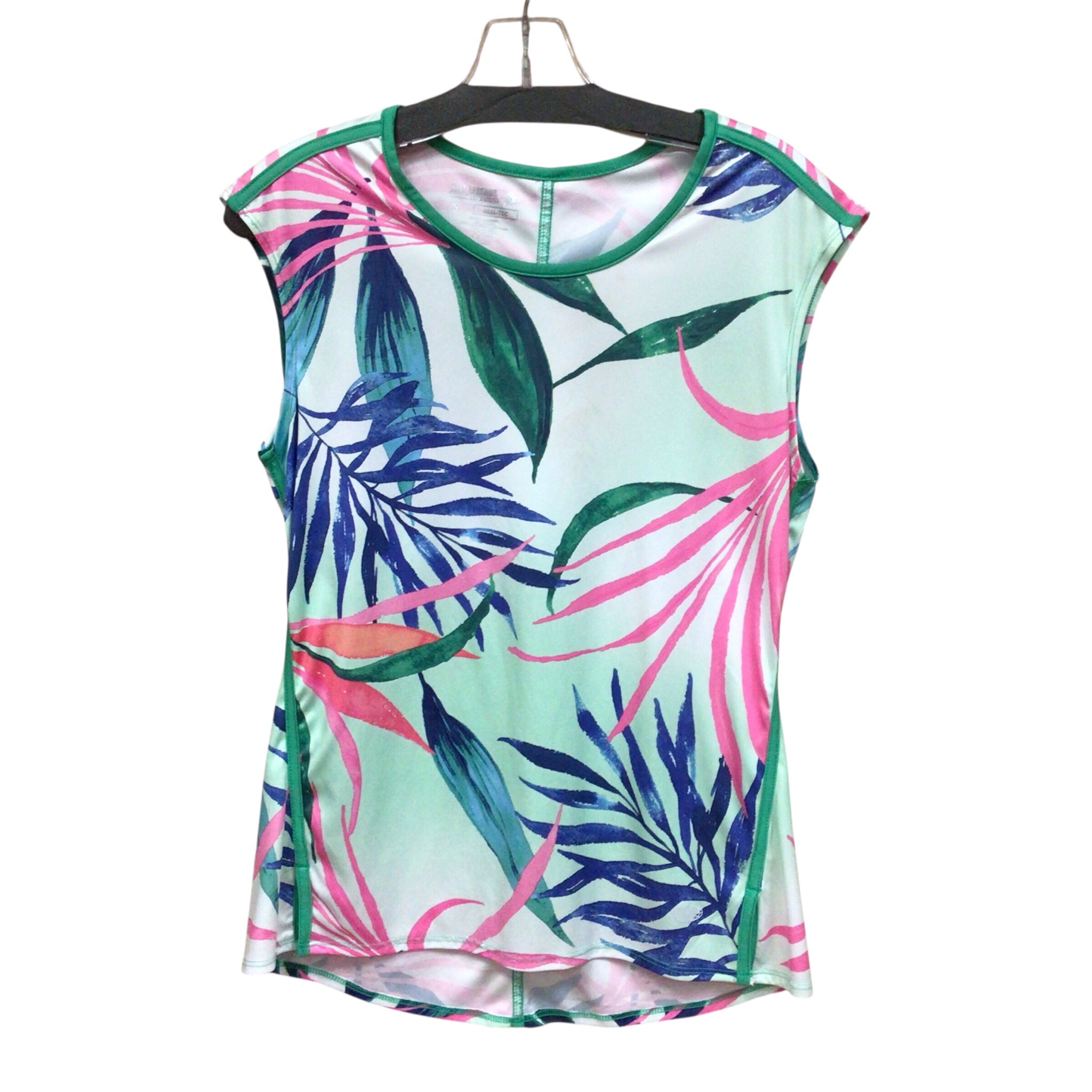 Reel Legends Tropical Sleeveless Top Size Small