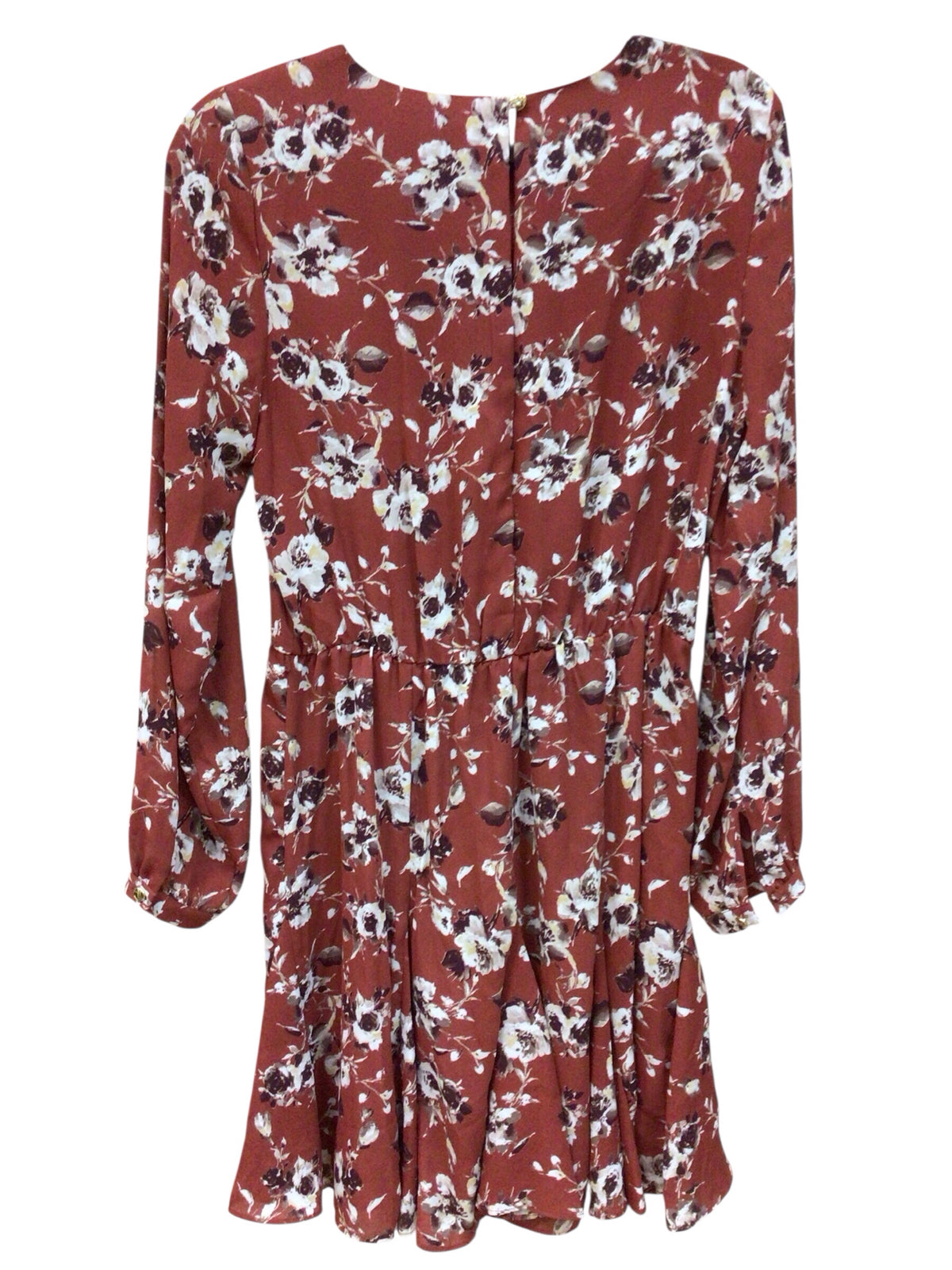 Emma & Michele Floral Long Sleeve Dress Size Medium NWT