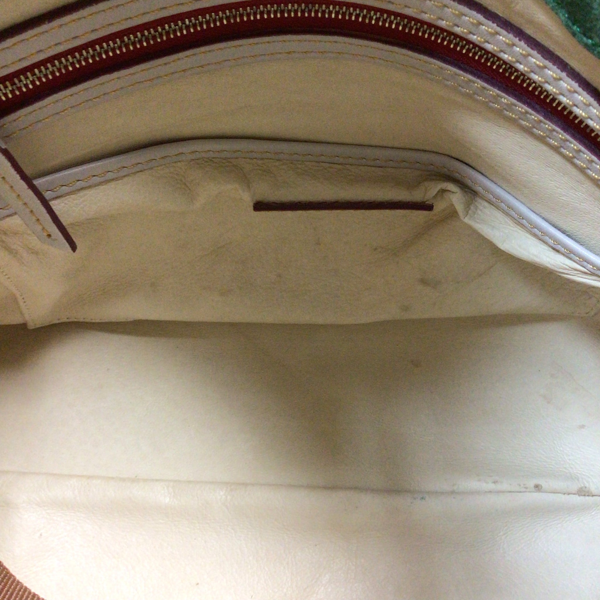 Dooney & Bourke Vintage Gray Florentine Leather Shoulder Bag
