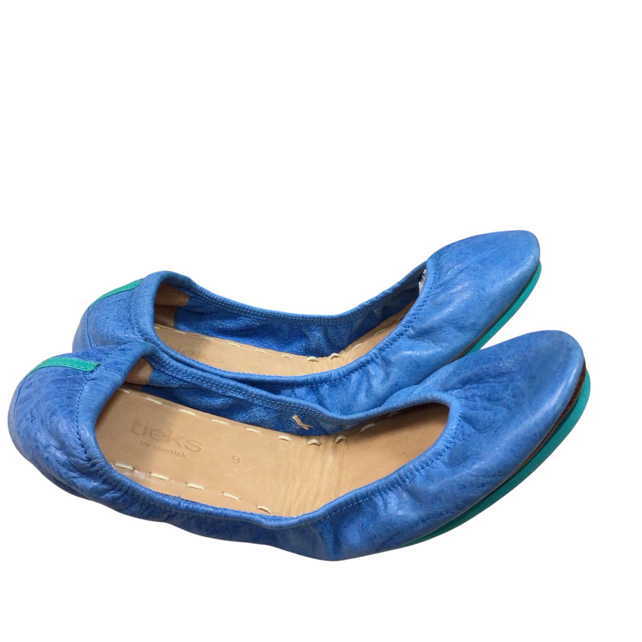 Tieks Cobalt Blue Ballet Flats Size 9